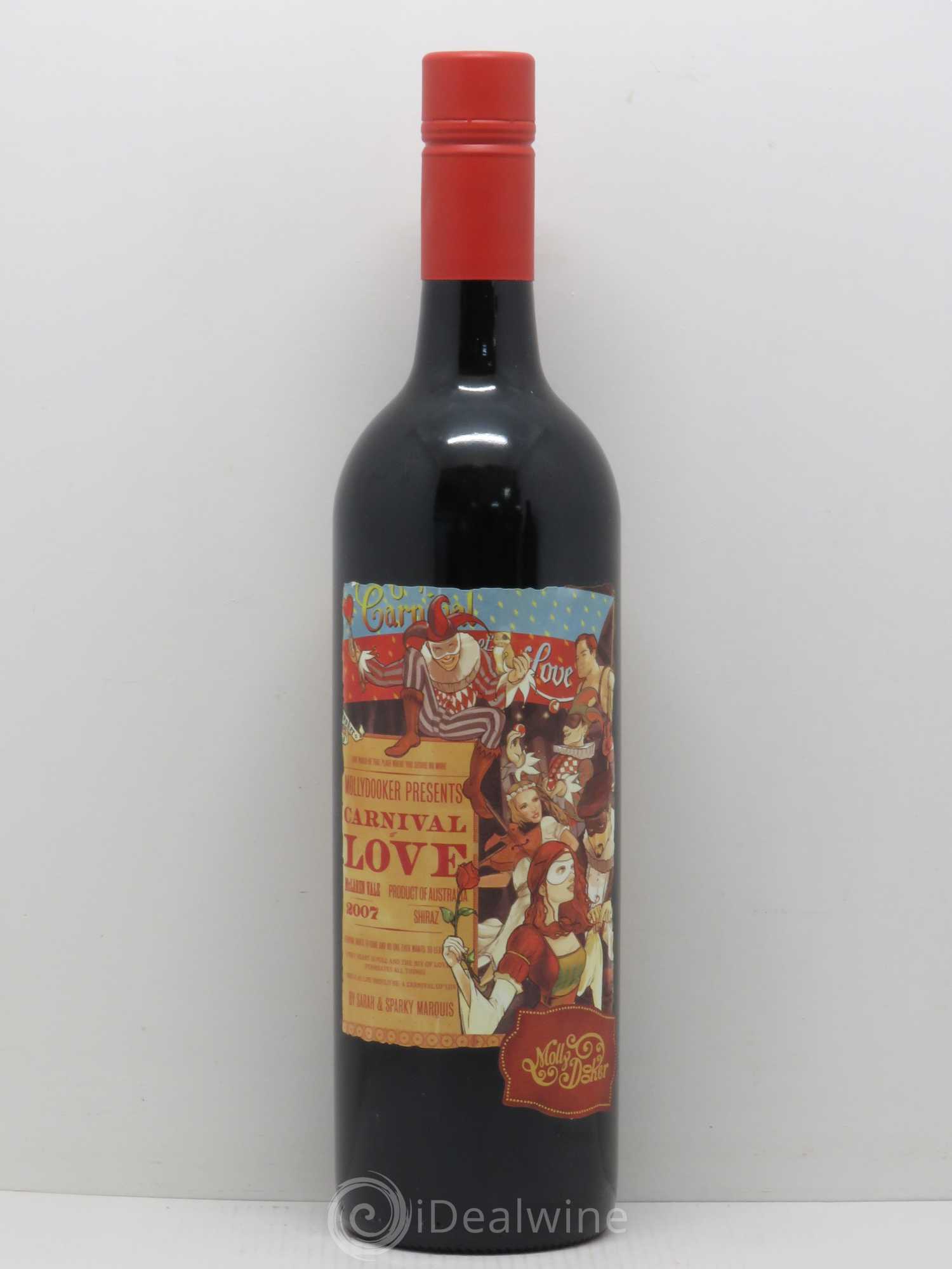 Australie Mollydooker Carnival Of Love Shiraz Mclaren Vale 2007 - Posten von 1 Flasche - 0