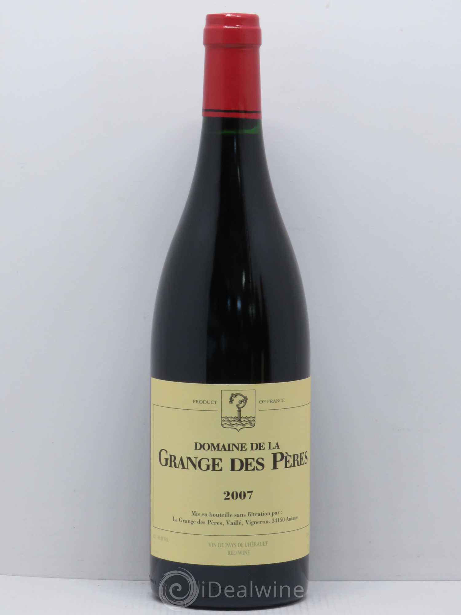 Pays d'Hérault Grange des Pères Laurent Vaillé 2007 - Lot de 1 bouteille - 0