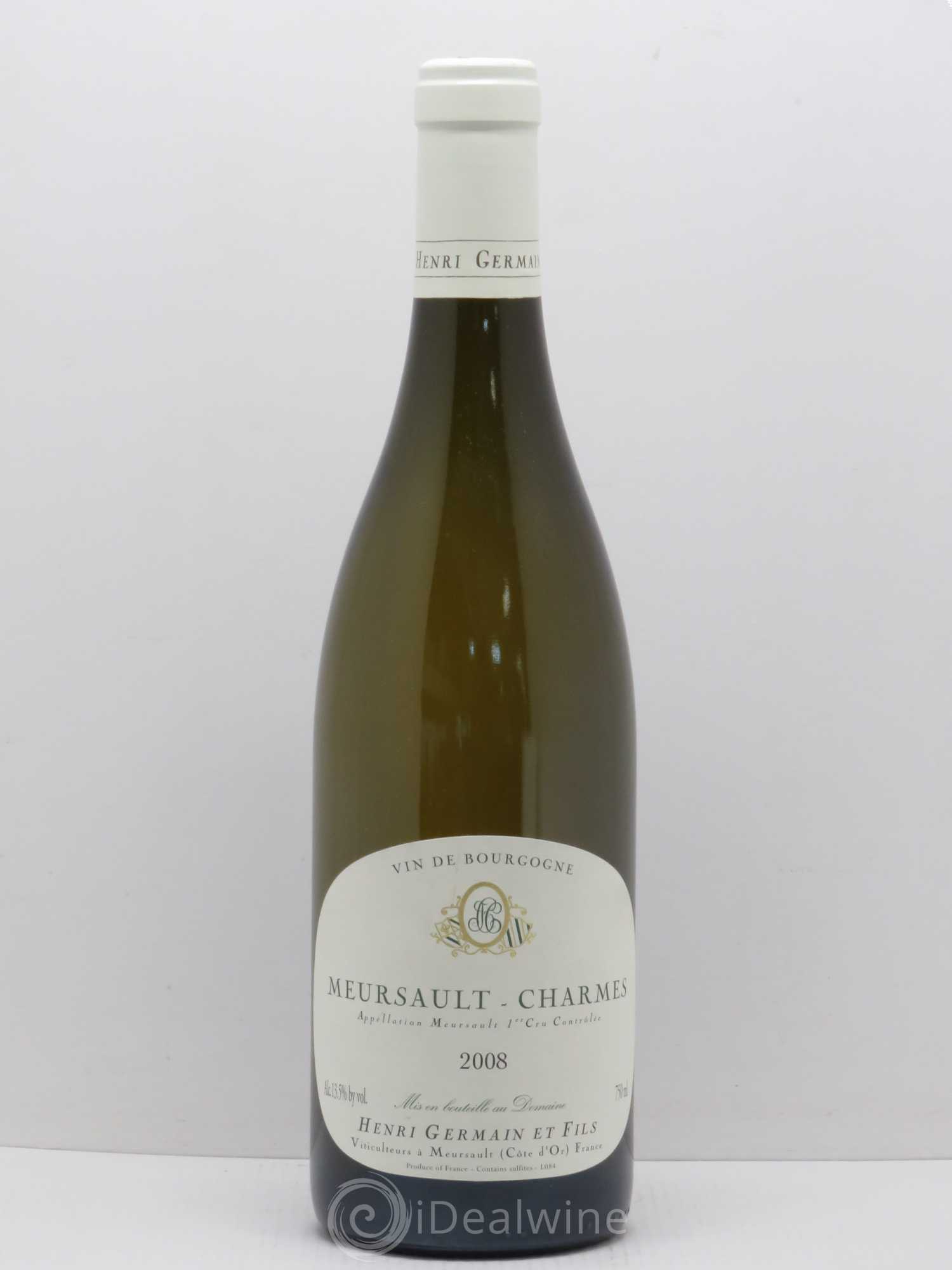 Meursault 1er Cru Les Charmes Henri Germain 2008 - Posten von 1 Flasche - 0