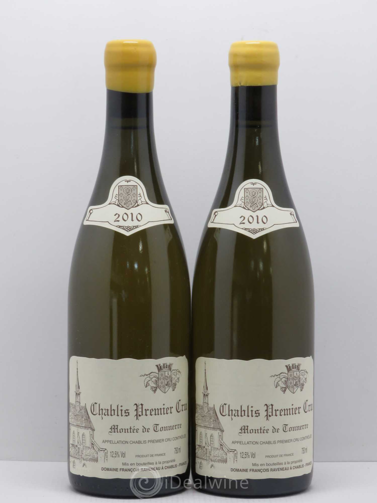 Chablis 1er Cru Montée de Tonnerre Raveneau (Domaine) 2010 - Lot de 2 bouteilles - 0