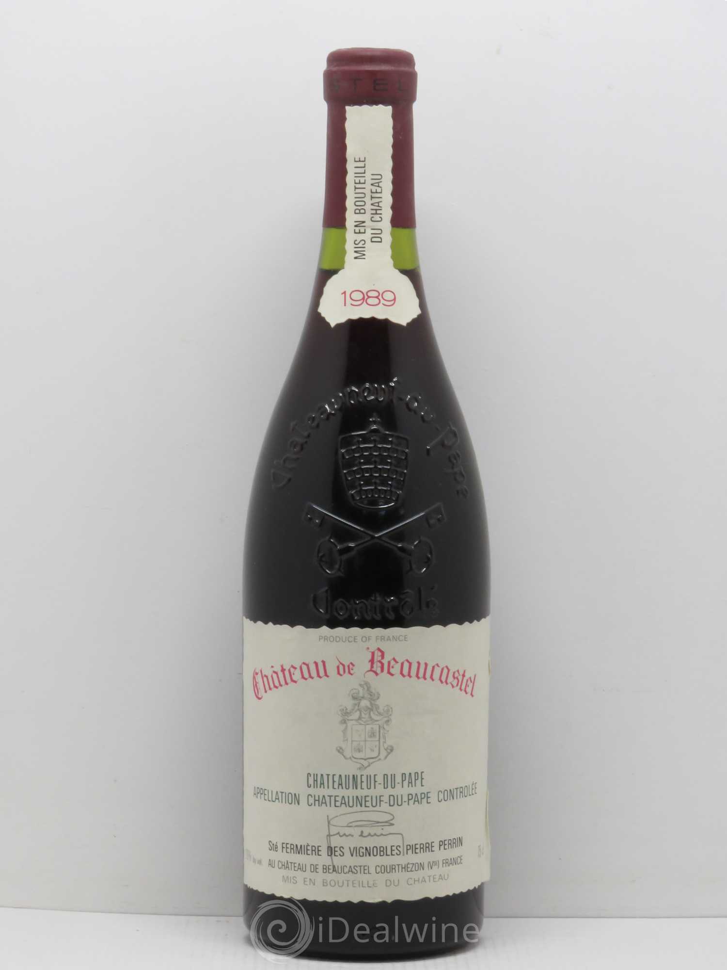 Châteauneuf-du-Pape Château de Beaucastel Famille Perrin 1989 - Lot de 1 bouteille - 0