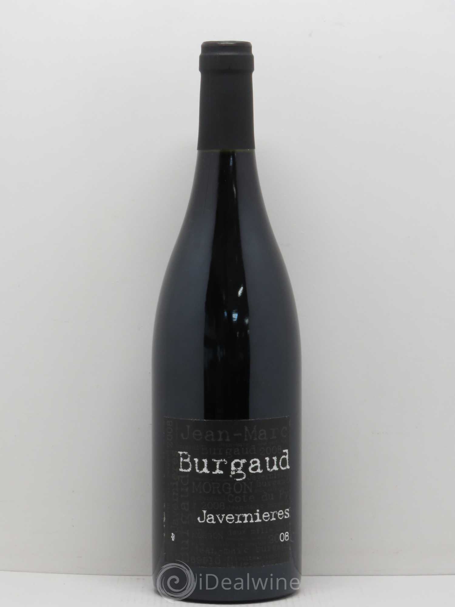 Morgon Côte du Py Javernières Jean-Marc Burgaud (Domaine) 2008 - Lot de 1 bouteille - 0