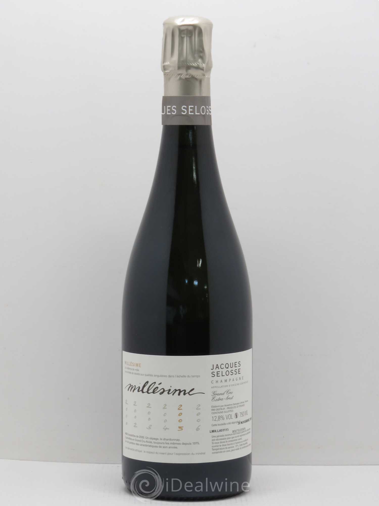 Initial Brut Jacques Selosse 2005 - Lot de 1 bouteille - 0