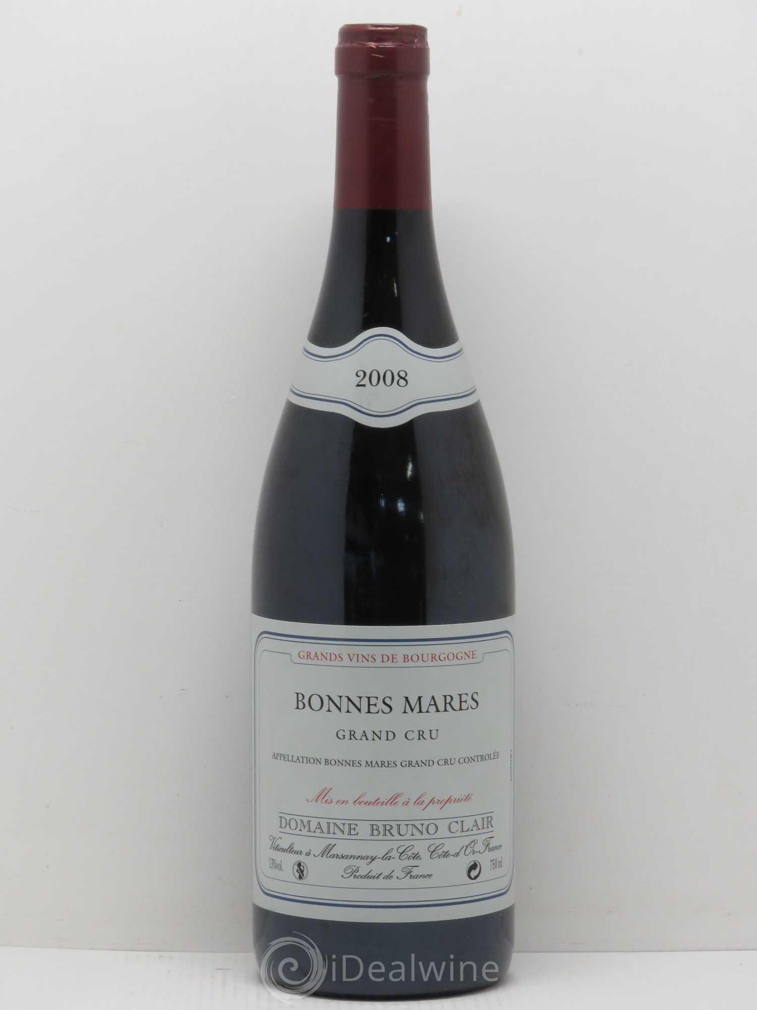 Bonnes-Mares Grand Cru Bruno Clair (Domaine) 2008 - Lot de 1 bouteille - 0