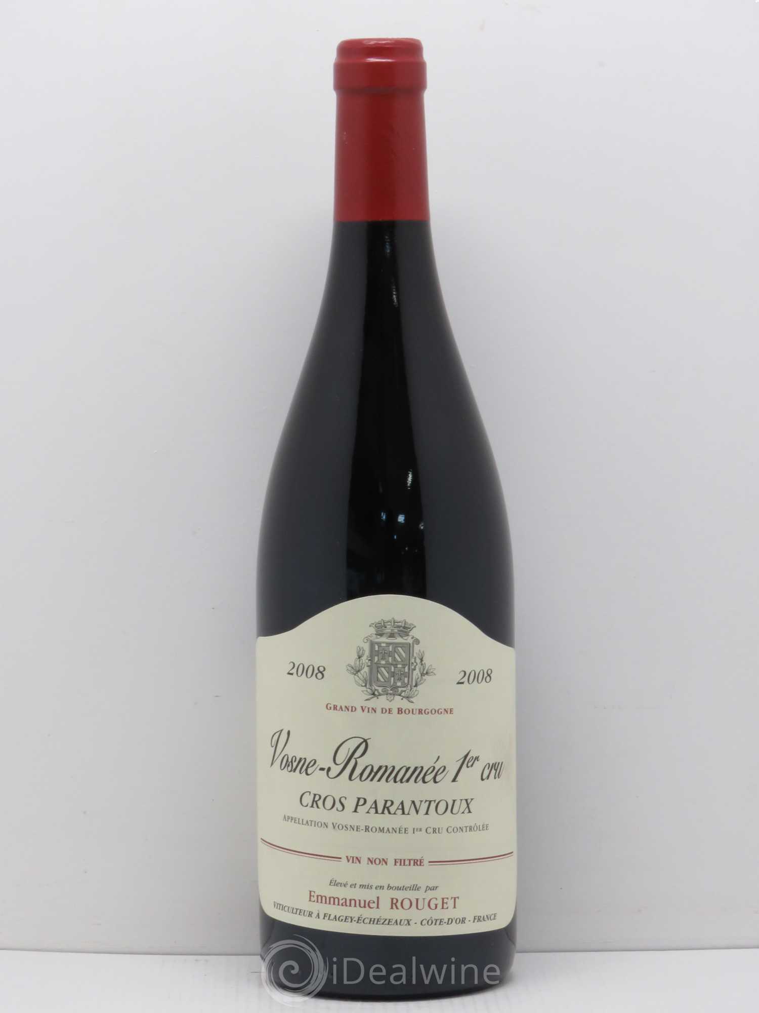 Vosne-Romanée 1er Cru Cros Parantoux Emmanuel Rouget 2008 - Lot de 1 bouteille - 0