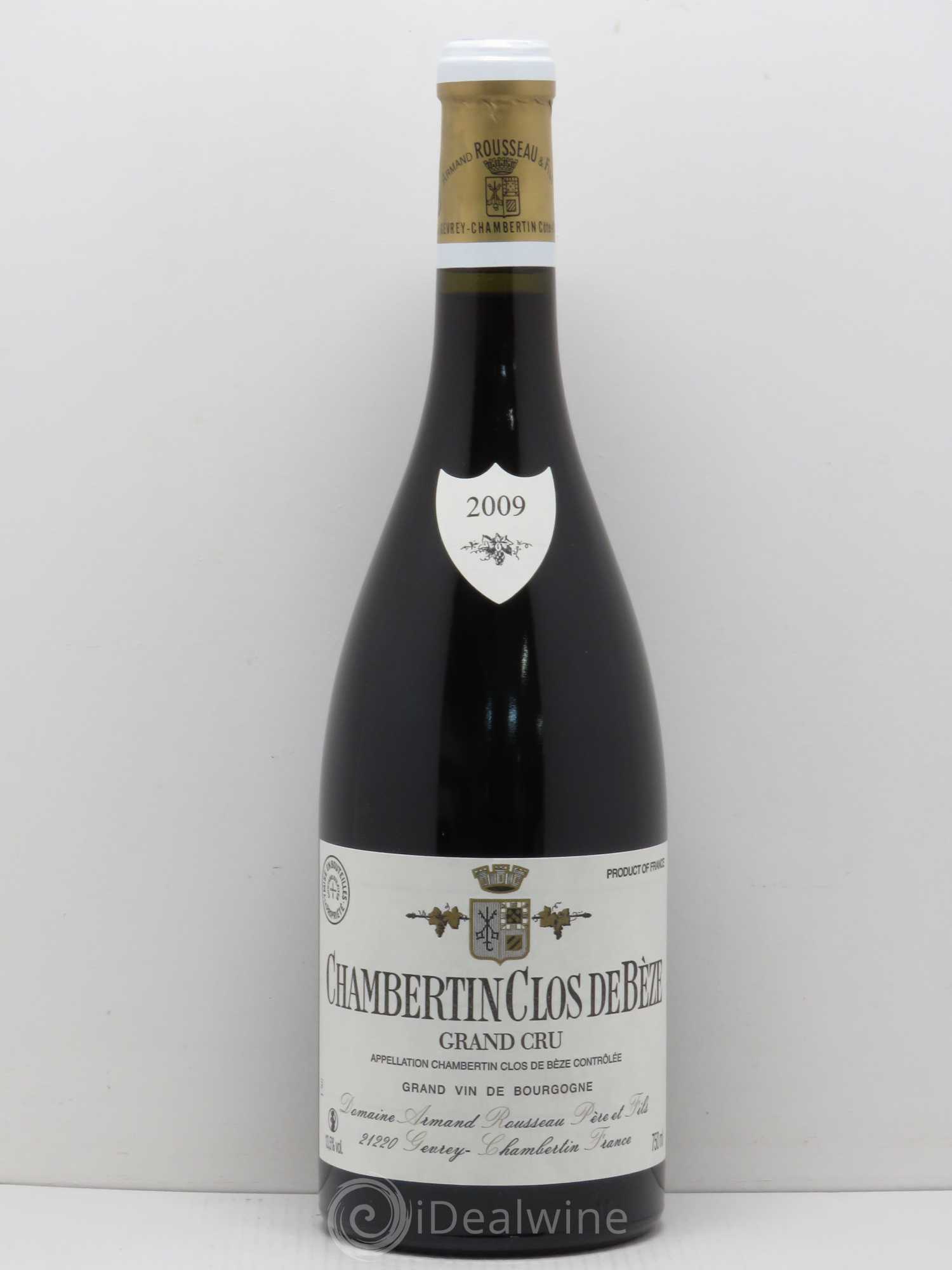Chambertin Clos de Bèze Grand Cru Armand Rousseau (Domaine) 2009 - Lot de 1 bouteille - 0