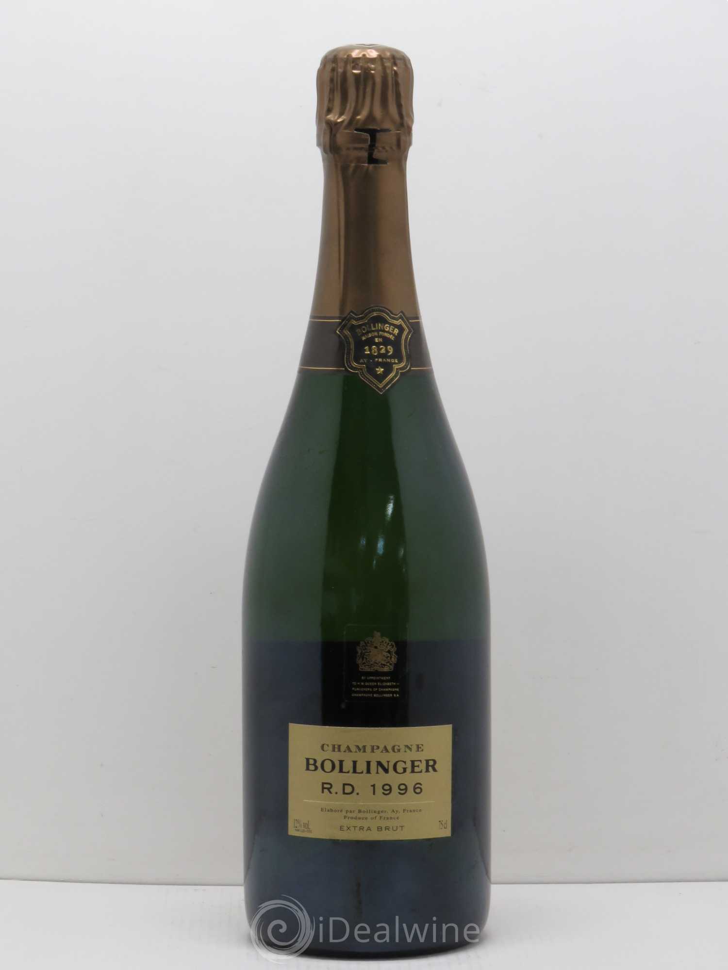 R.D. Extra-Brut Bollinger 1996 - Lot de 1 bouteille - 0