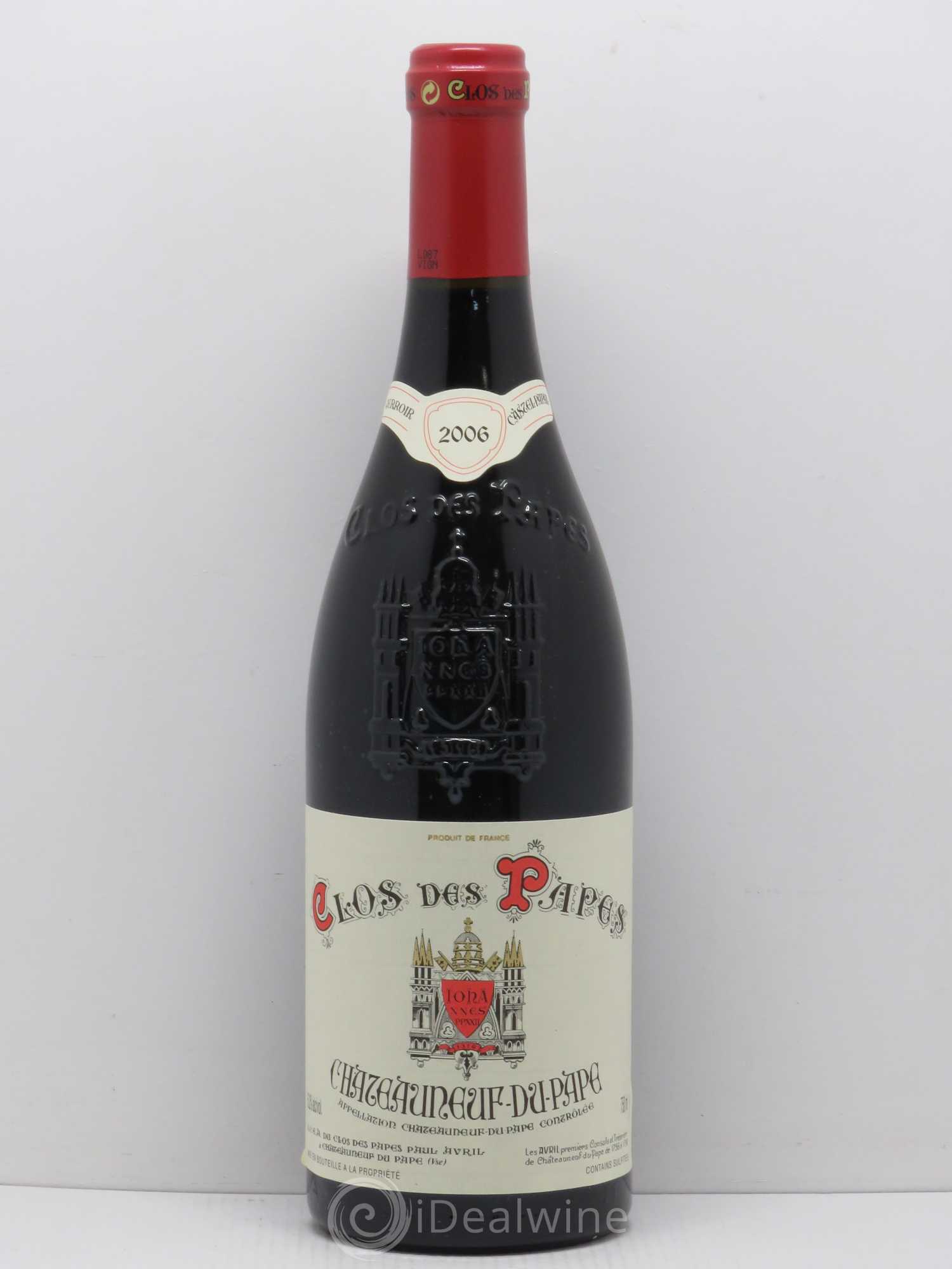 Châteauneuf-du-Pape Clos des Papes - Paul Avril 2006 - Lot de 1 bouteille - 0