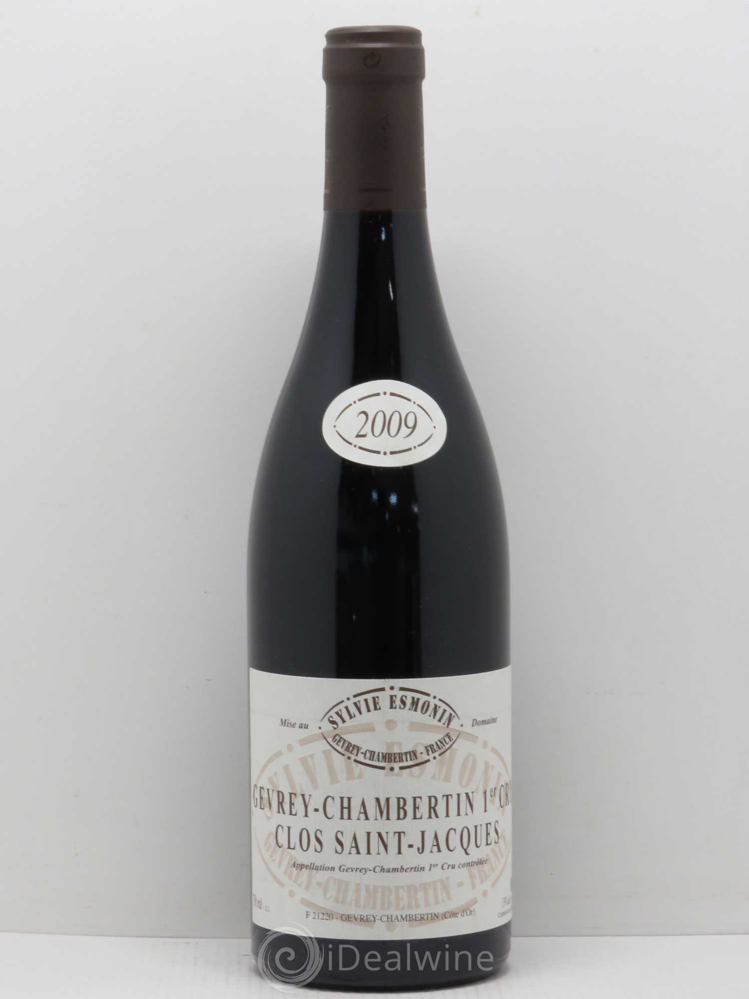 Gevrey-Chambertin 1er Cru Clos Saint Jacques Sylvie Esmonin 2009 - Lot de 1 bouteille - 0