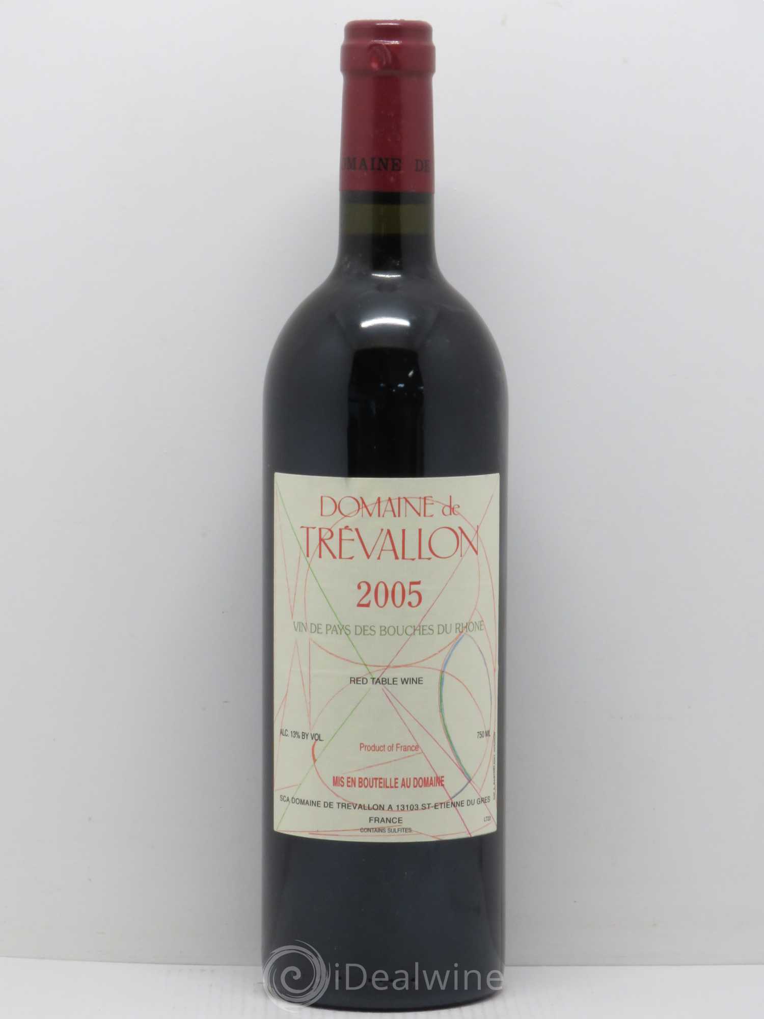 VDP Bouches du Rhône Trévallon (Domaine de) Eloi Dürrbach 2005 - Lot de 1 bouteille - 0