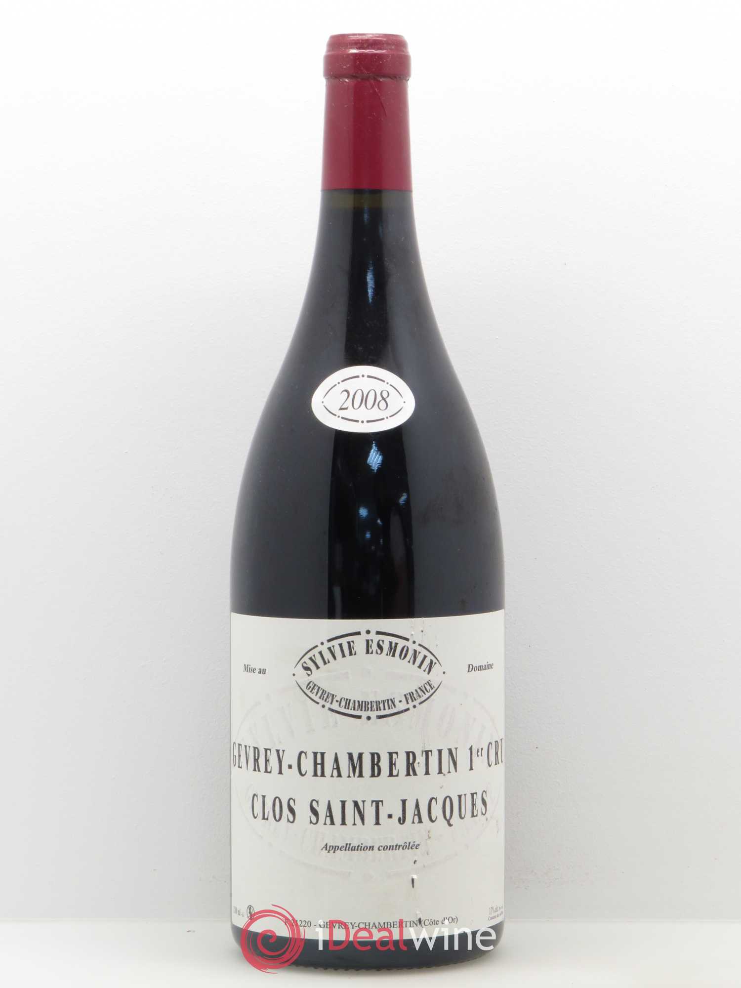 Gevrey-Chambertin 1er Cru Clos Saint Jacques Sylvie Esmonin 2008 - Lot de 1 magnum - 0