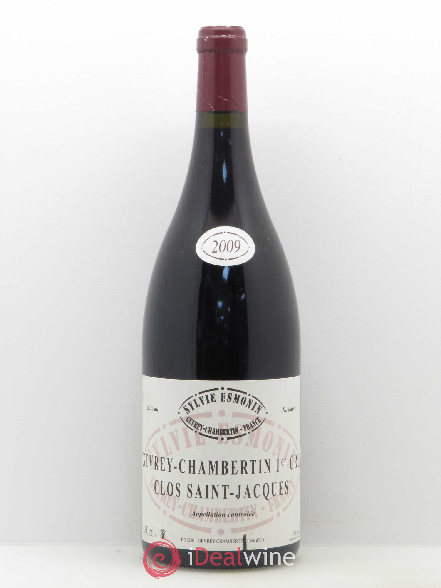 Gevrey-Chambertin 1er Cru Clos Saint Jacques Sylvie Esmonin 2009 - Lot de 1 magnum - 0