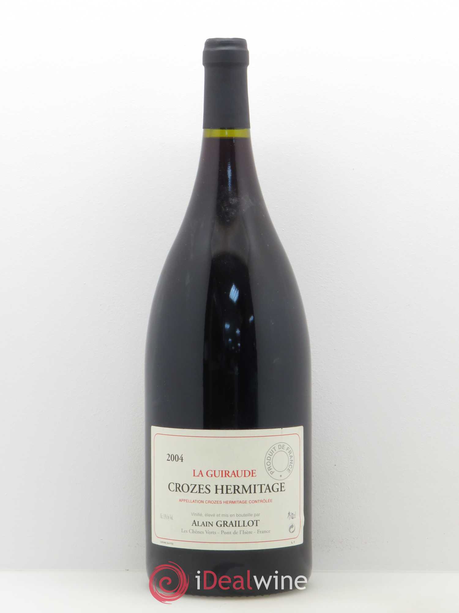 Crozes-Hermitage La Guiraude Domaine Graillot 2004 - Lot de 1 magnum - 0