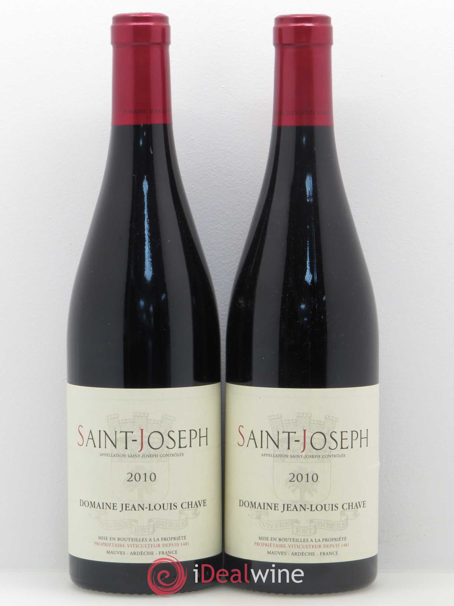 Saint-Joseph Jean-Louis Chave 2010 - Lot de 2 bouteilles - 0