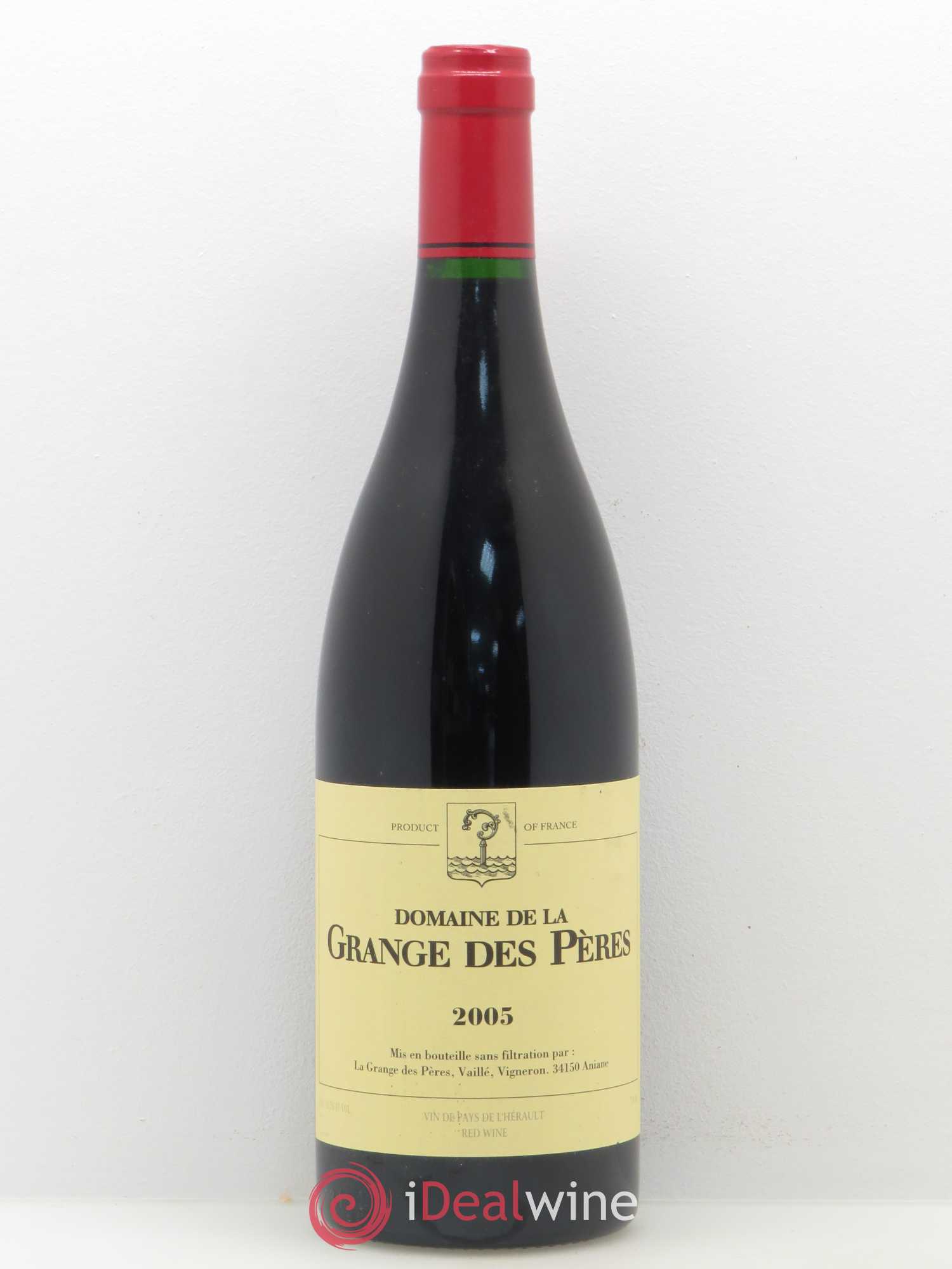 Pays d'Hérault Grange des Pères Laurent Vaillé 2005 - Lot de 1 bouteille - 0