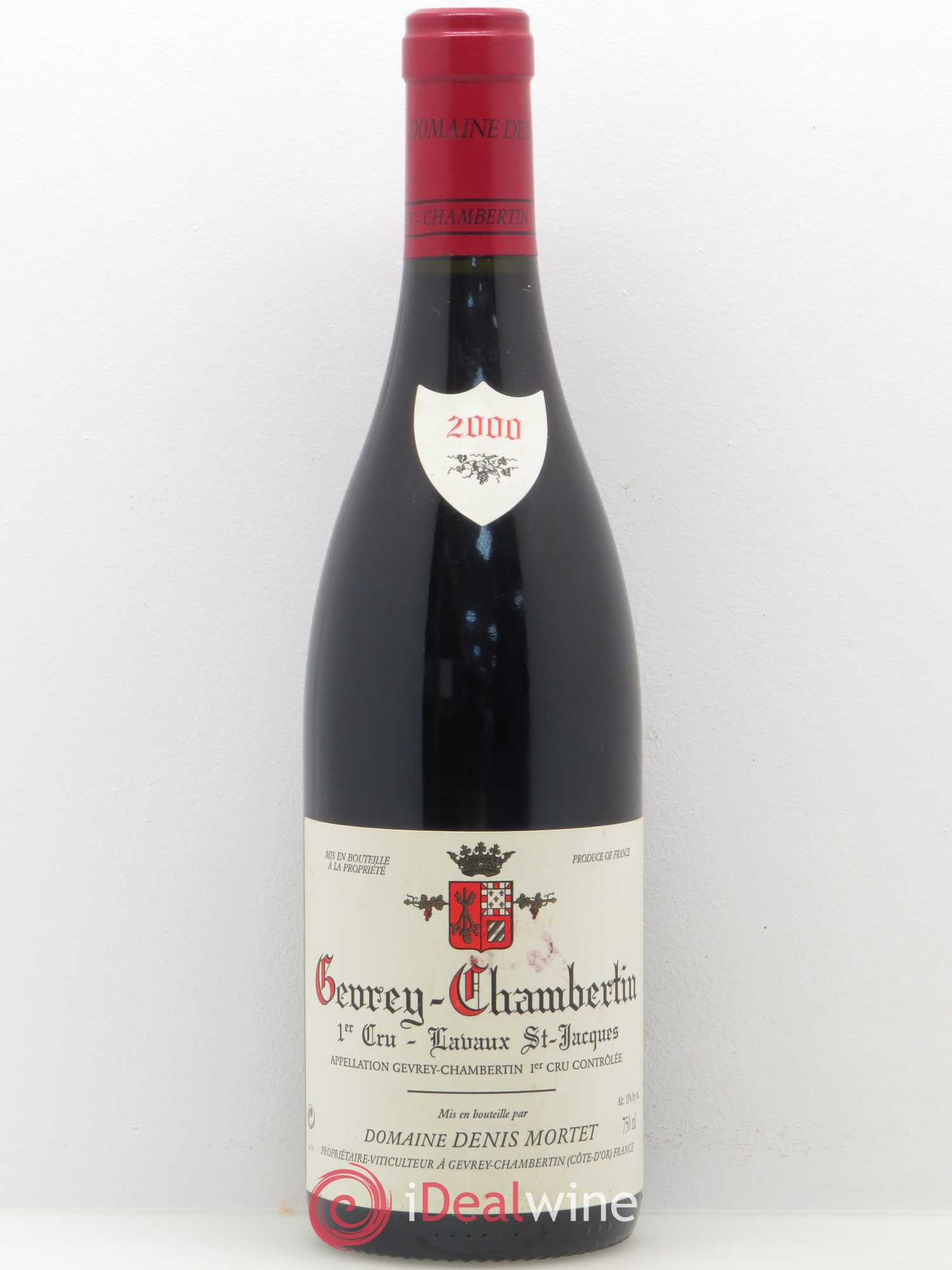 Gevrey-Chambertin 1er Cru Lavaux Saint Jacques Denis Mortet (Domaine) 2000 - Lot de 1 bouteille - 0
