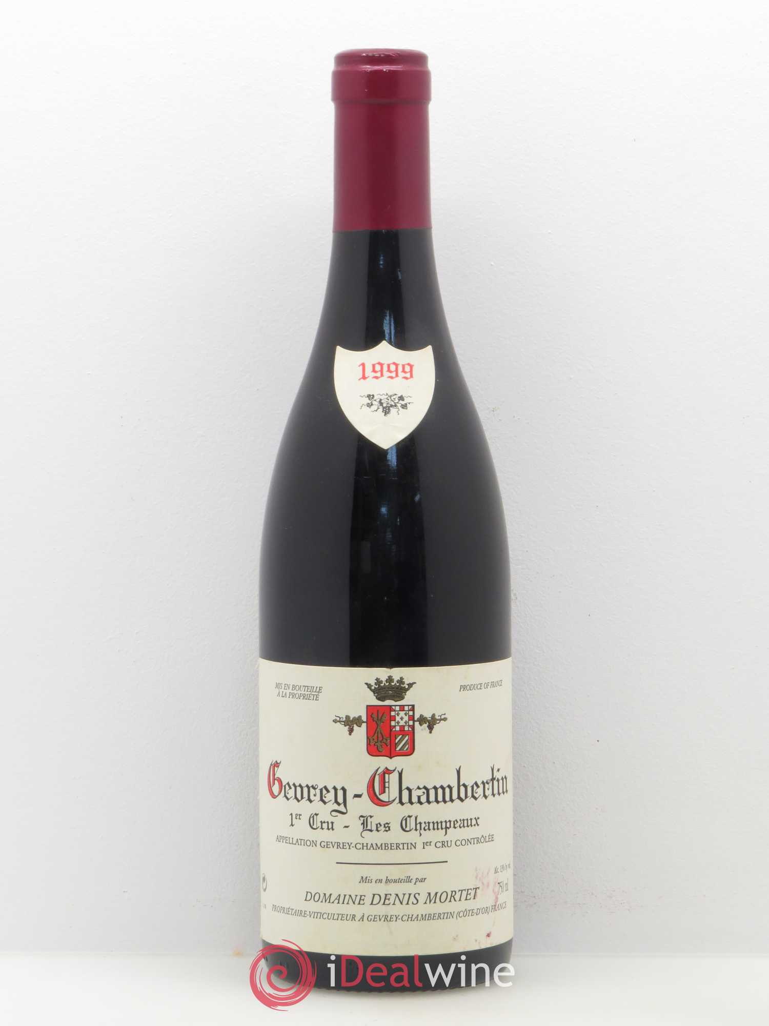 Gevrey-Chambertin 1er Cru Les Champeaux Denis Mortet (Domaine) 1999 - Lot de 1 bouteille - 0