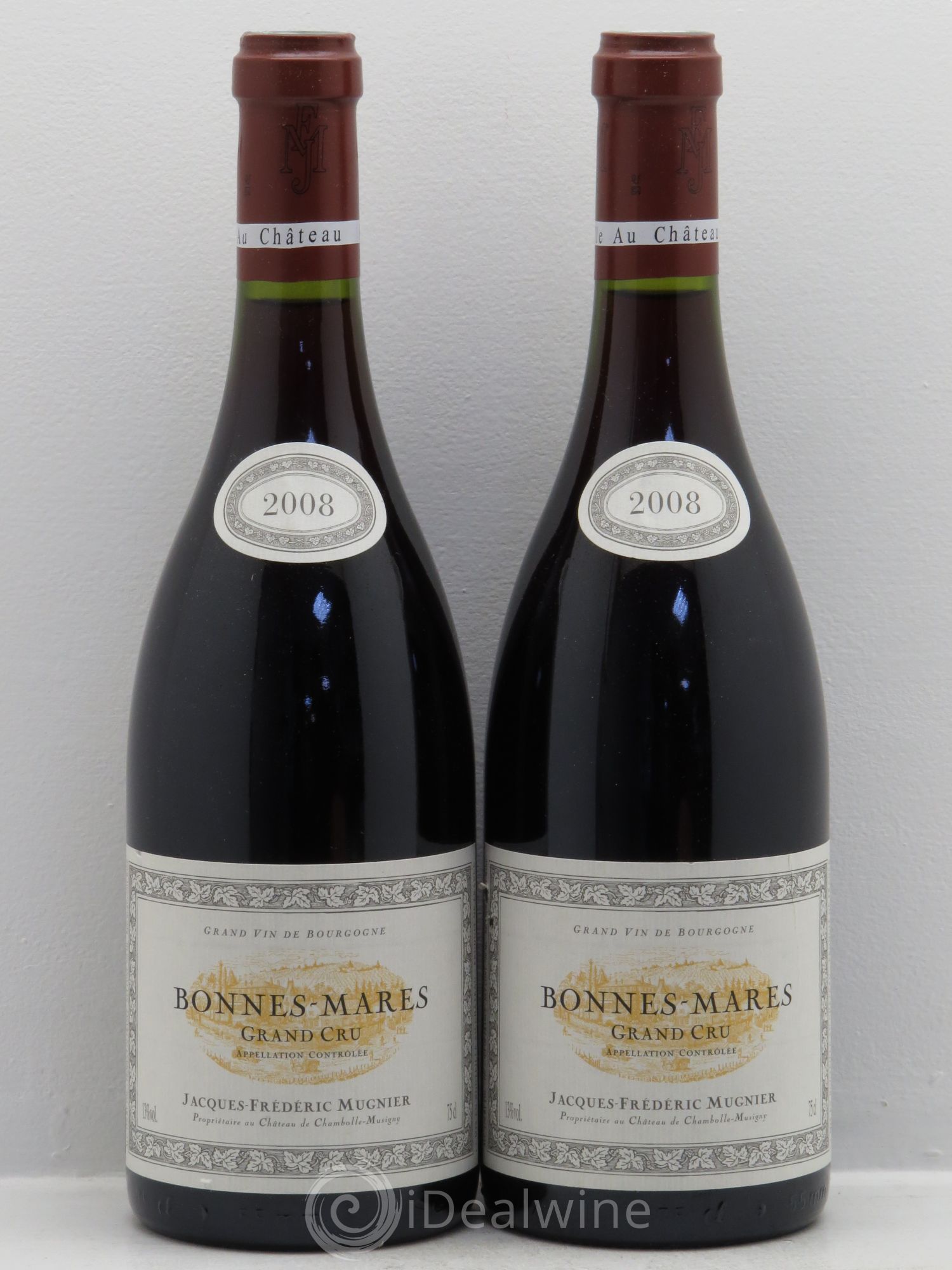 Bonnes-Mares Grand Cru Jacques-Frédéric Mugnier 2008 - Lot de 2 bouteilles - 0