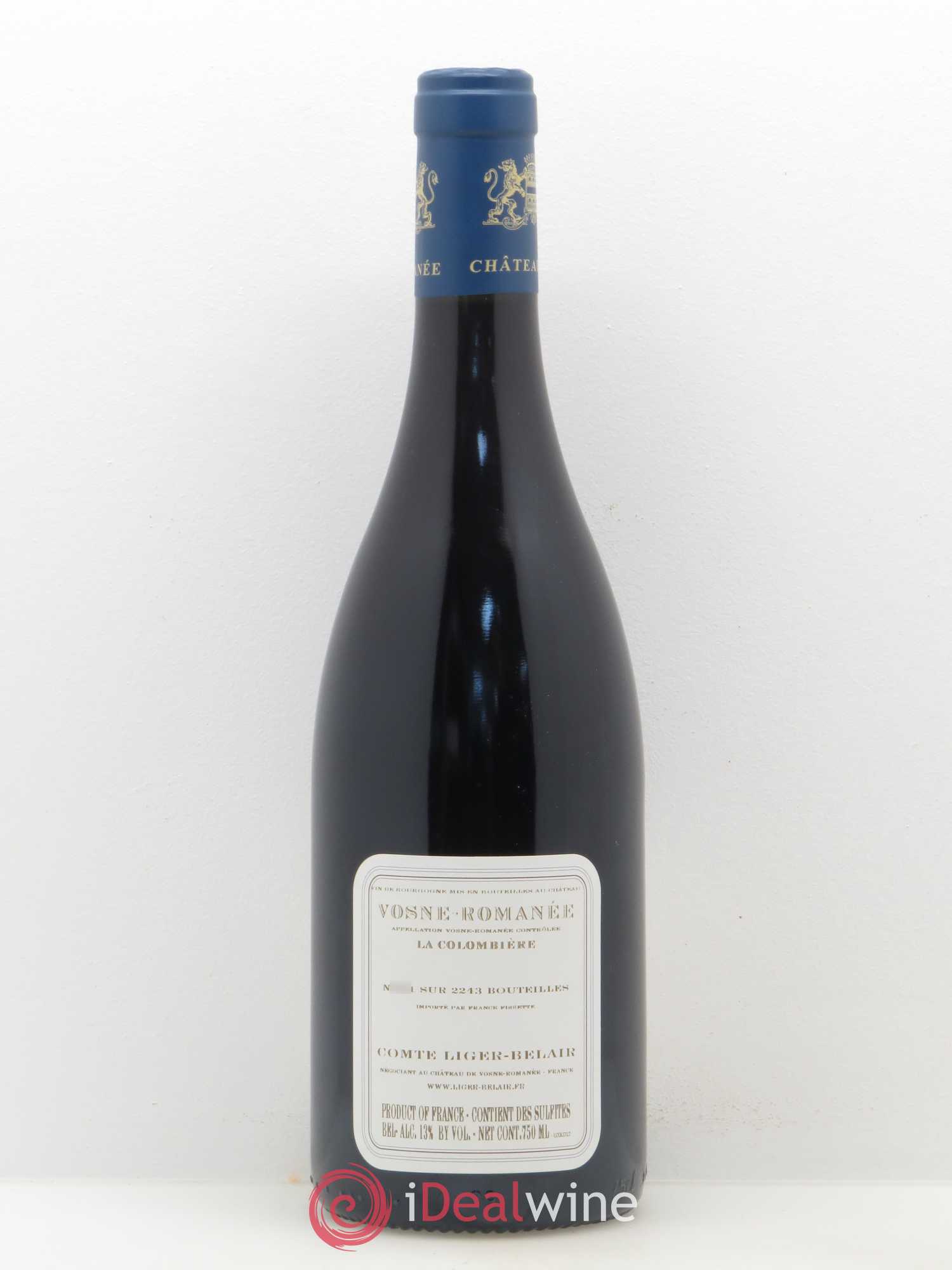 Vosne-Romanée La Colombière Comte Liger-Belair (Domaine du) 2012 - Lot de 1 bouteille - 1