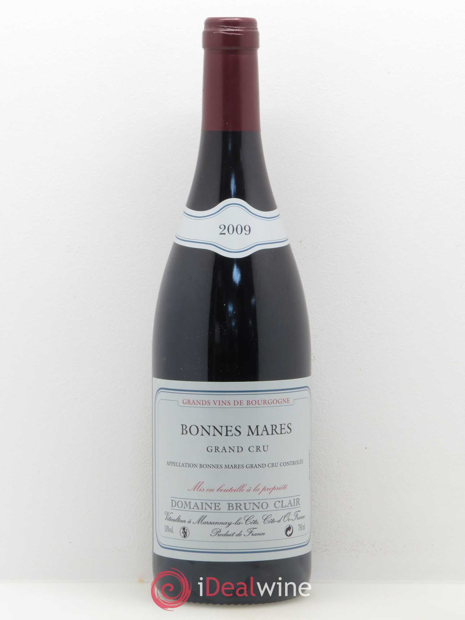 Bonnes-Mares Grand Cru Bruno Clair (Domaine) 2009 - Lot de 1 bouteille - 0