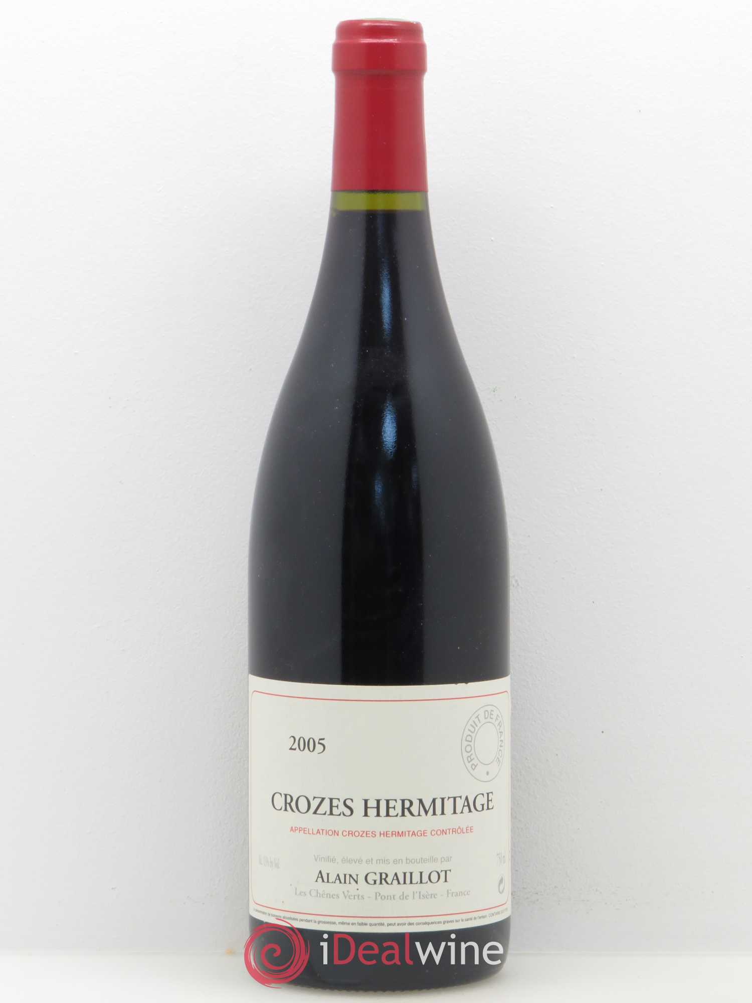Crozes-Hermitage Domaine Graillot 2005 - Lot de 1 bouteille - 0