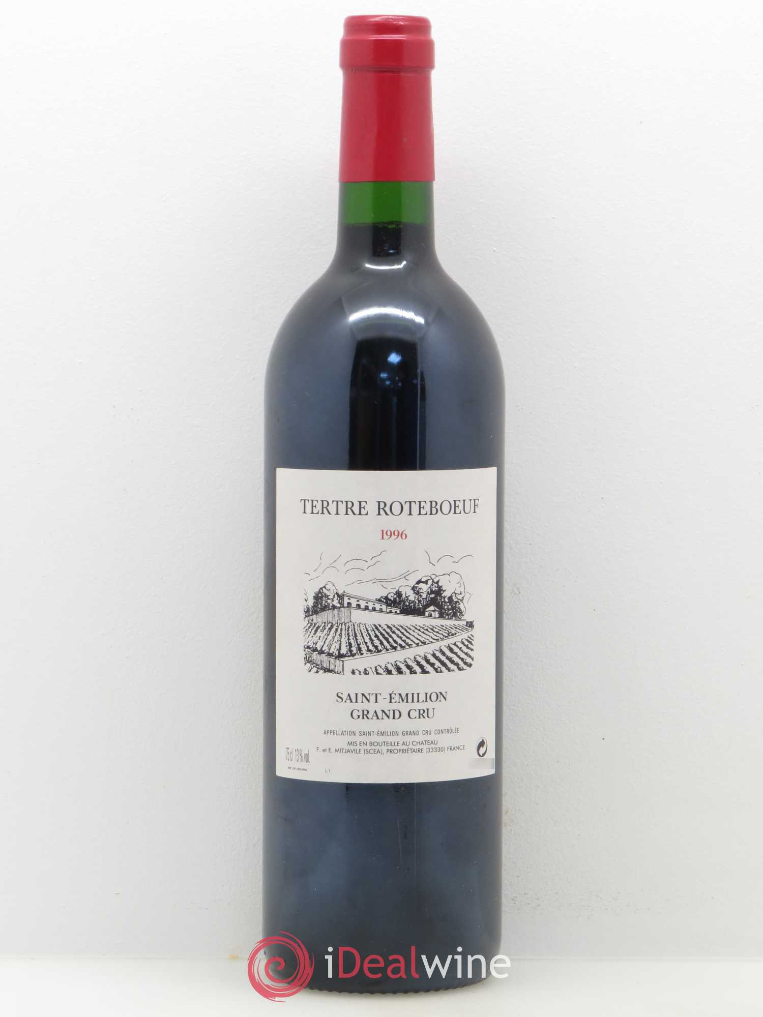 Château Tertre Roteboeuf 1996 - Lot de 1 bouteille - 0