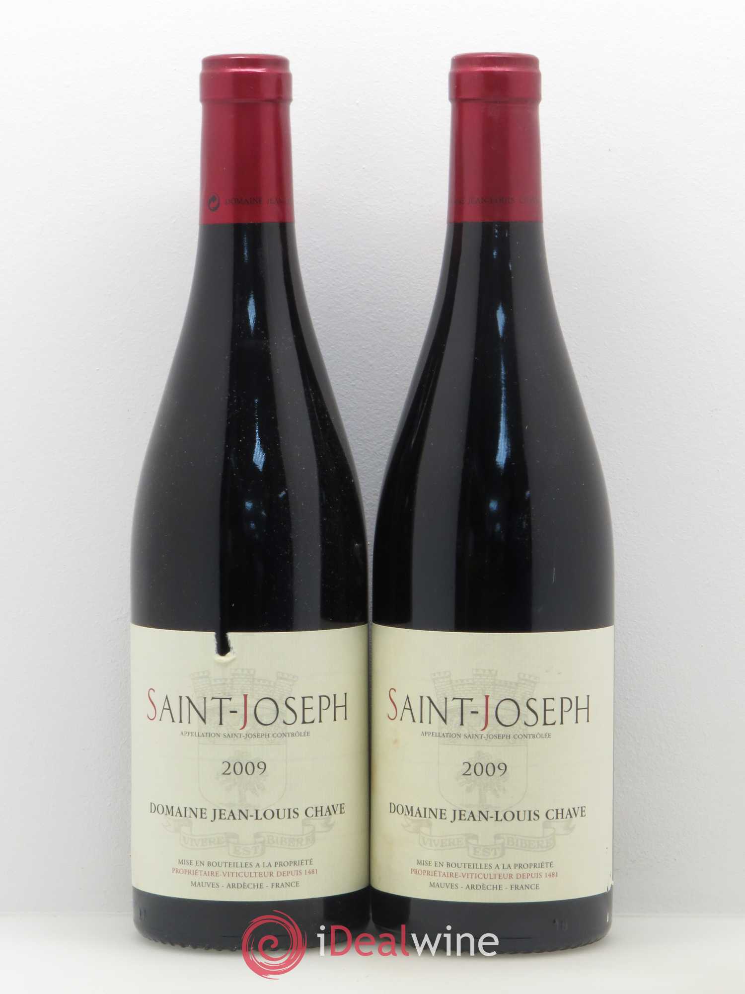 Saint-Joseph Jean-Louis Chave 2009 - Lot de 2 bouteilles - 0