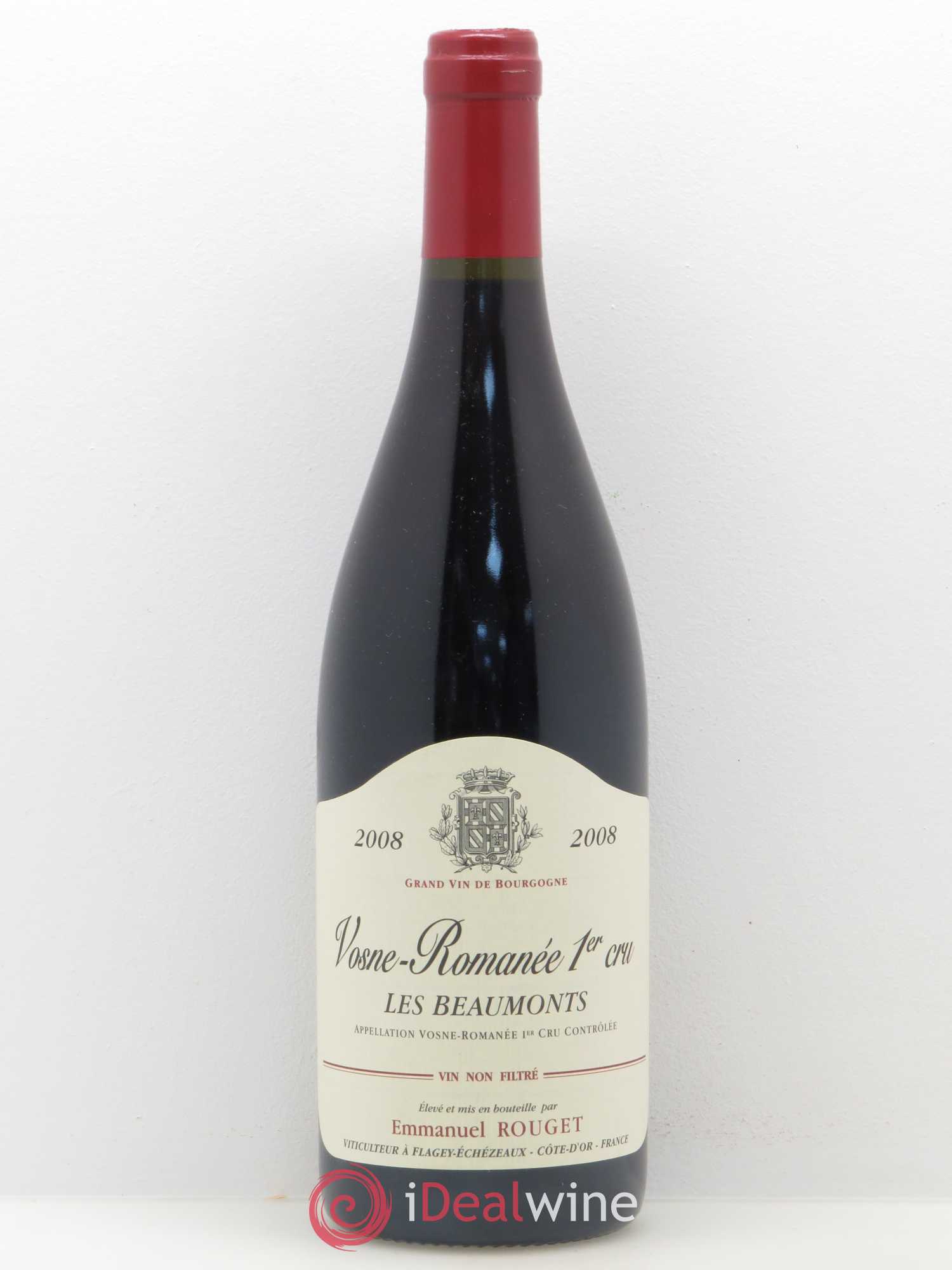 Vosne-Romanée 1er Cru Les Beaumonts Emmanuel Rouget 2008 - Lot de 1 bouteille - 0