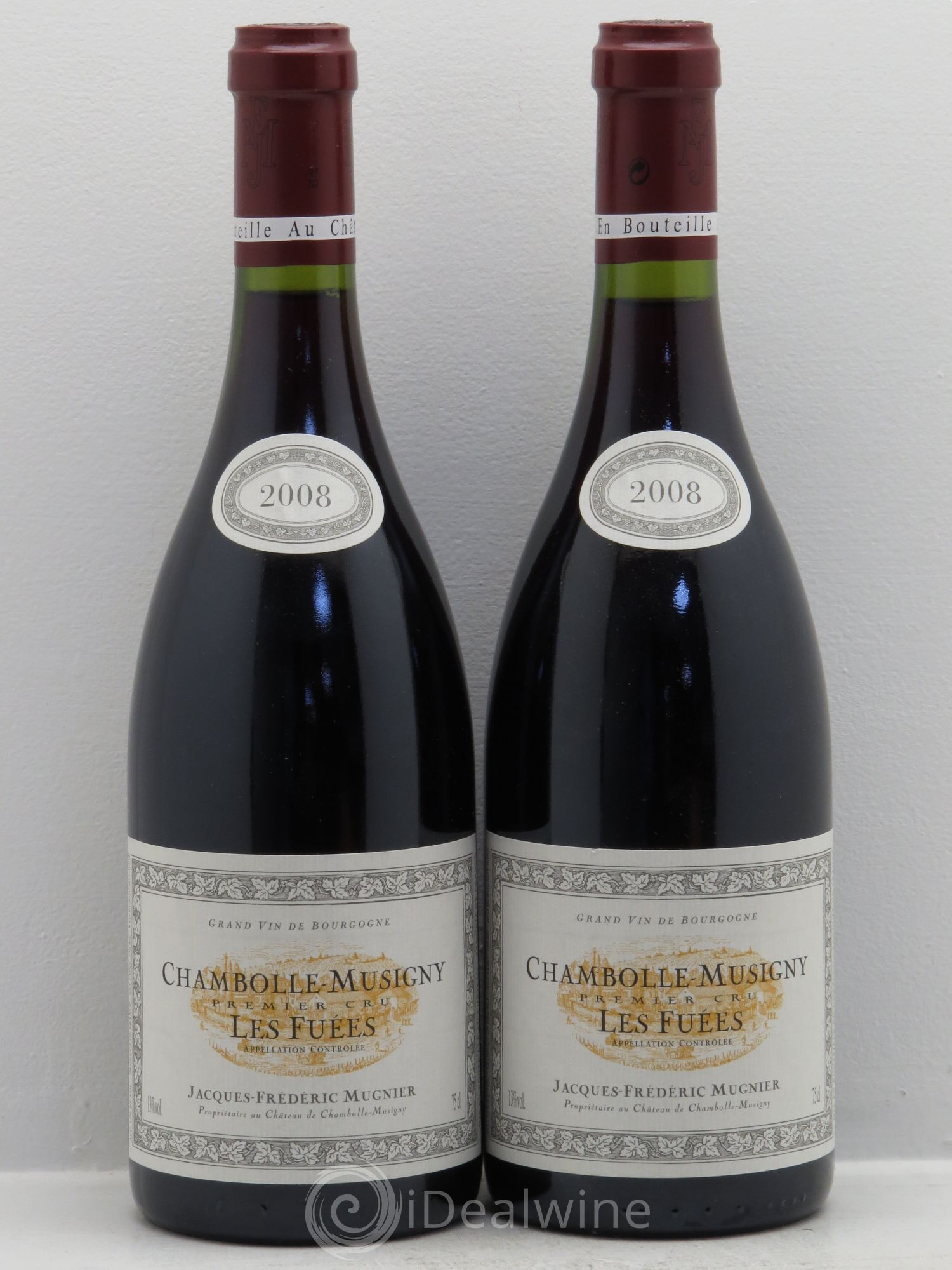 Chambolle-Musigny 1er Cru Les Fuées Jacques-Frédéric Mugnier 2008 - Lot de 2 bouteilles - 0
