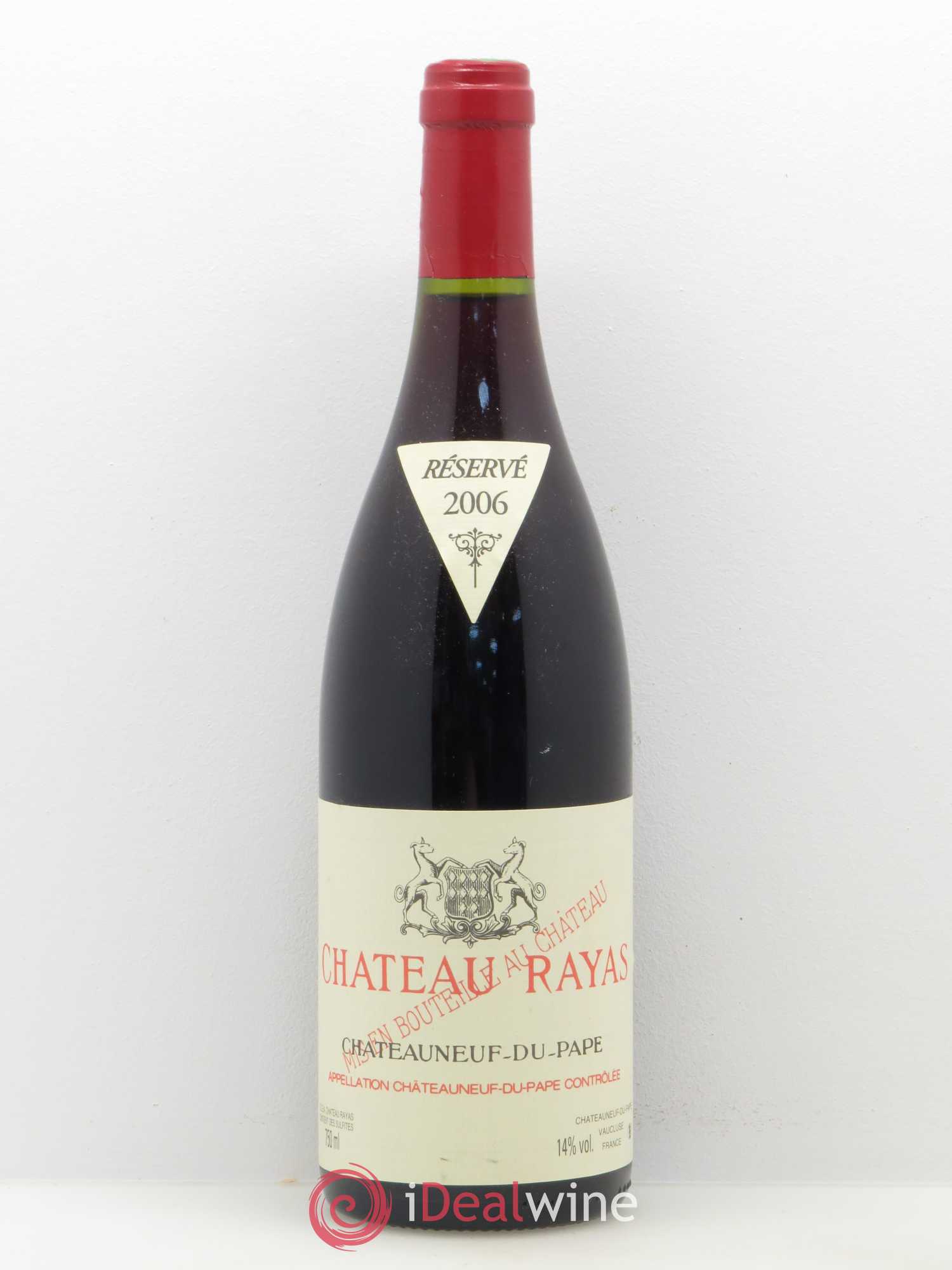 Châteauneuf-du-Pape Château Rayas Emmanuel Reynaud 2006 - Lot de 1 bouteille - 0