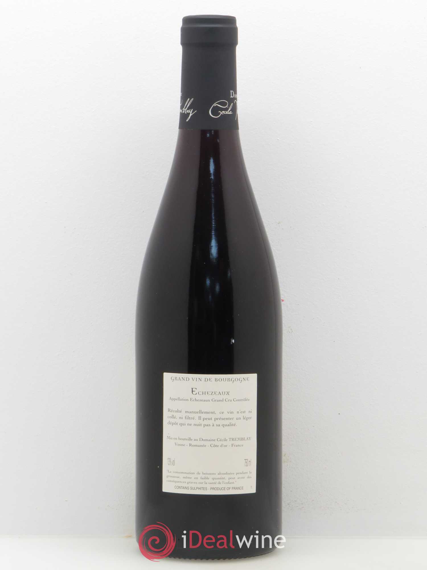 Echezeaux Grand Cru du dessus Cécile Tremblay 2009 - Lot de 1 bouteille - 1