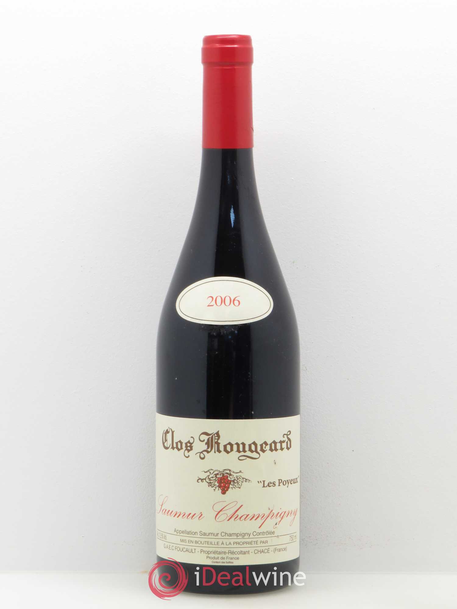Saumur-Champigny Les Poyeux Clos Rougeard 2006 - Lot de 1 bouteille - 0