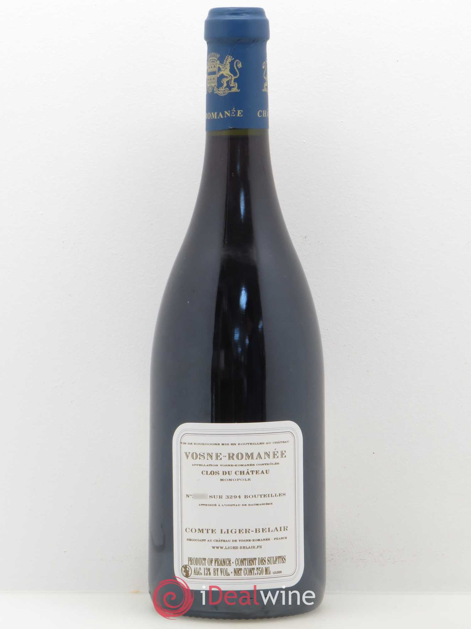 Vosne-Romanée Clos du Château Comte Liger-Belair (Domaine du) 2009 - Lot de 1 bouteille - 1