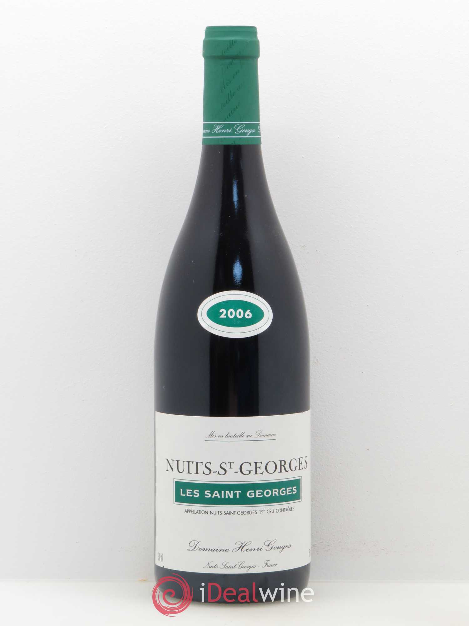 Nuits-Saint-Georges 1er Cru Les Saints Georges Henri Gouges 2006 - Lot de 1 bouteille - 0