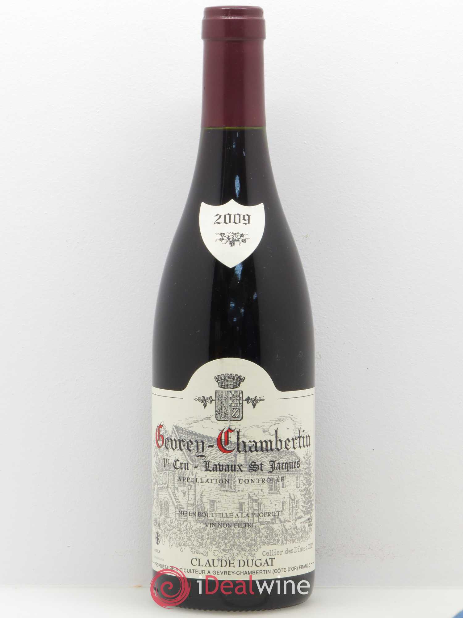 Gevrey-Chambertin 1er Cru Lavaux Saint-Jacques Claude Dugat 2009 - Lot de 1 bouteille - 0
