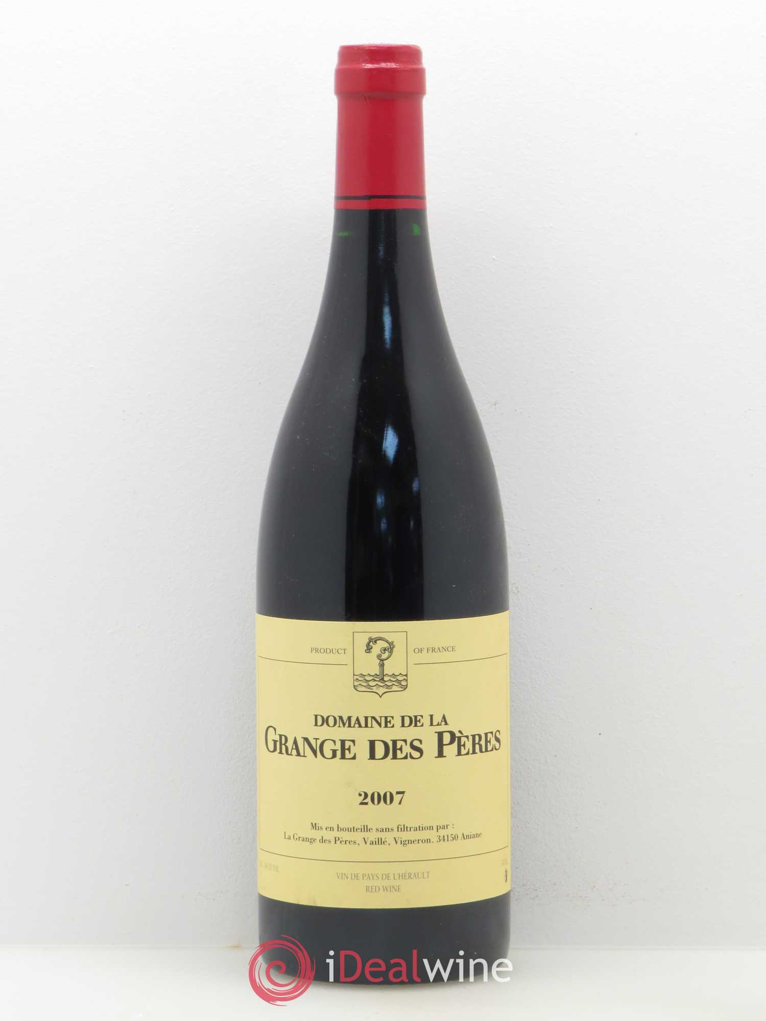 Pays d'Hérault Grange des Pères Laurent Vaillé 2007 - Lot de 1 bouteille - 0