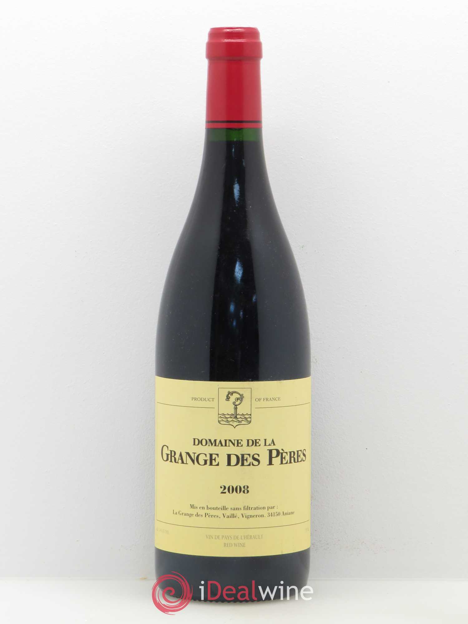 Pays d'Hérault Grange des Pères Laurent Vaillé 2008 - Lot de 1 bouteille - 0