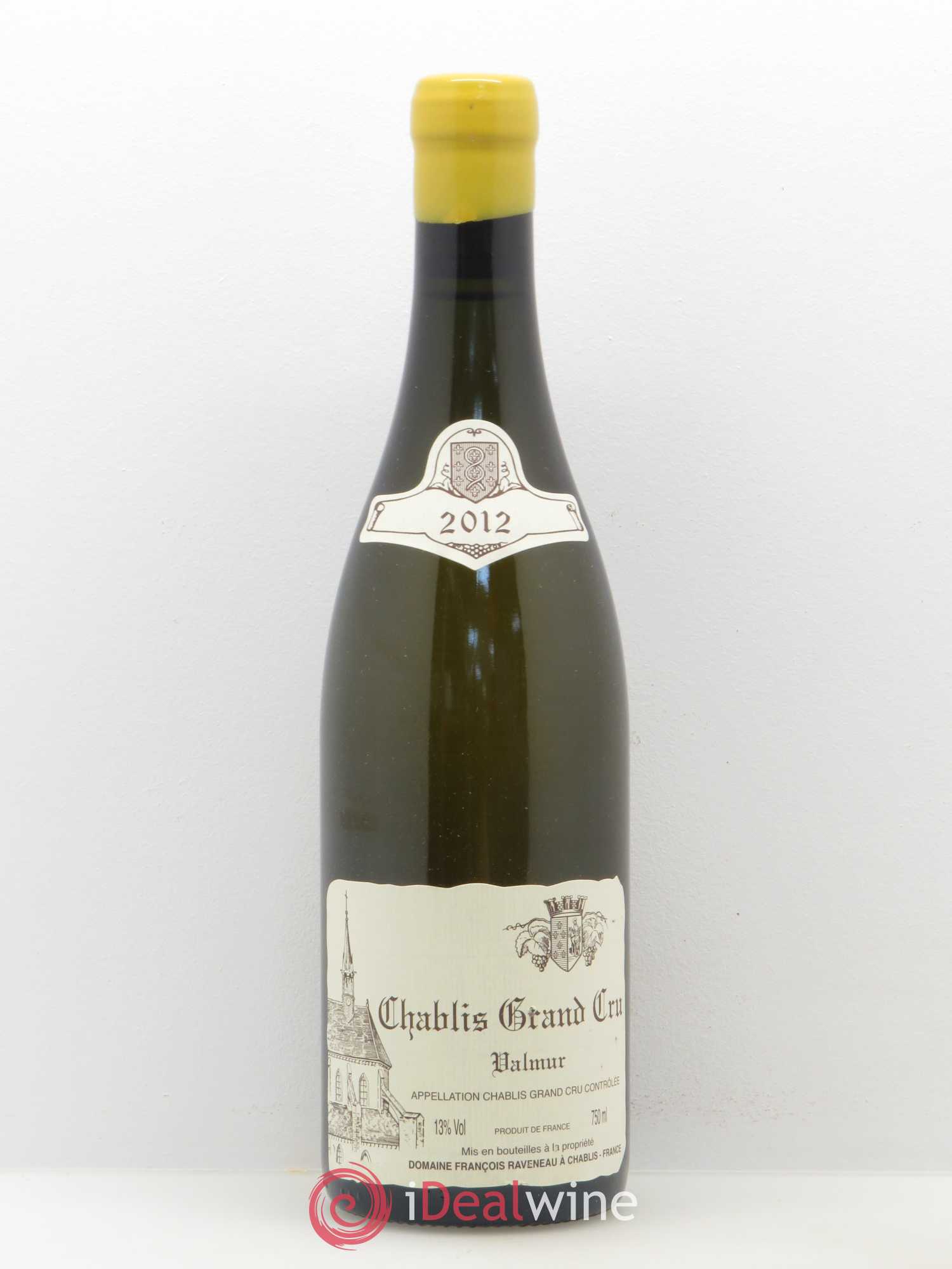 Chablis Grand Cru Valmur Raveneau (Domaine) 2012 - Lot de 1 bouteille - 0
