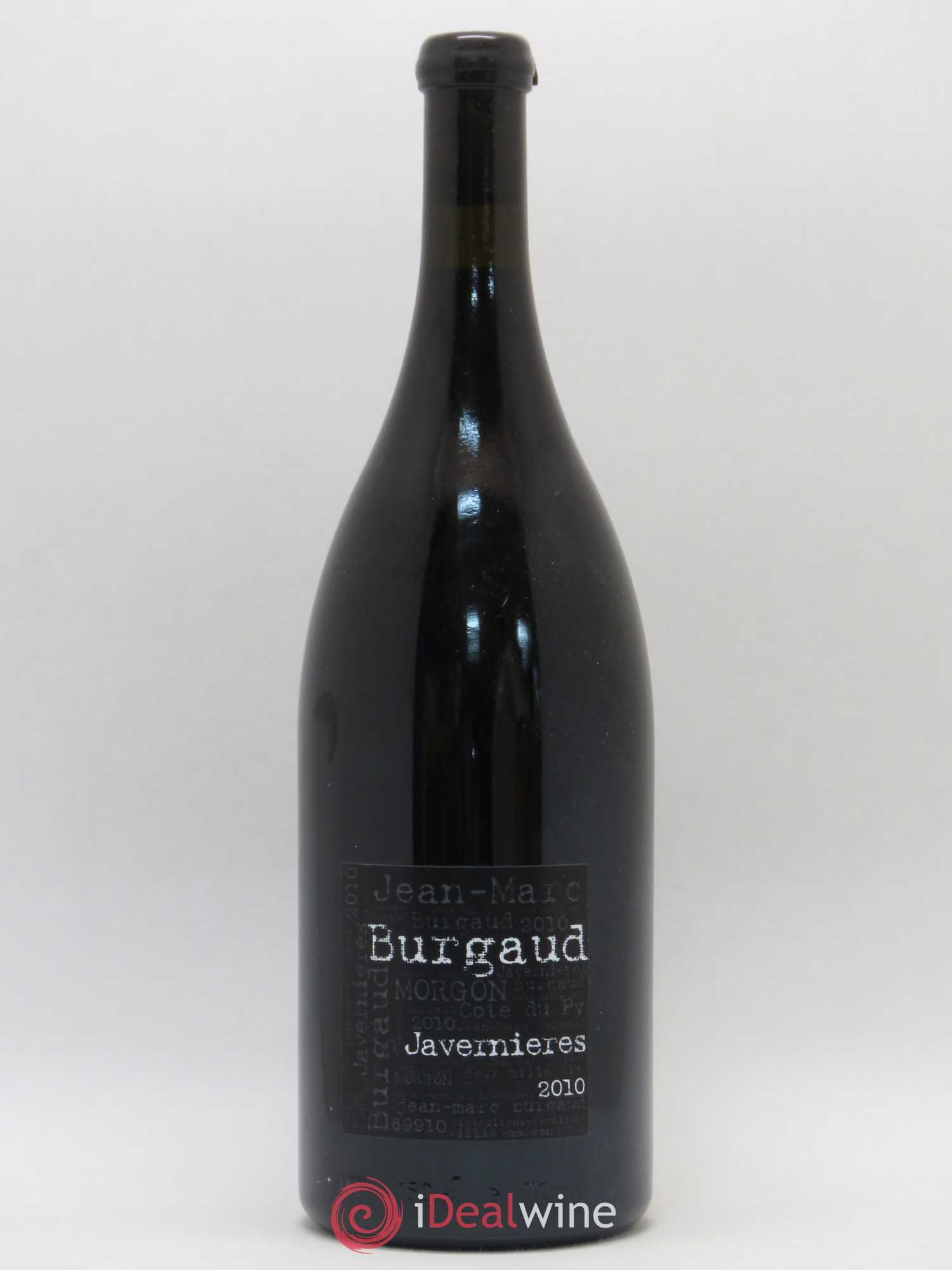 Morgon Javernières Jean-Marc Burgaud (Domaine) 2010 - Lot de 1 magnum - 0