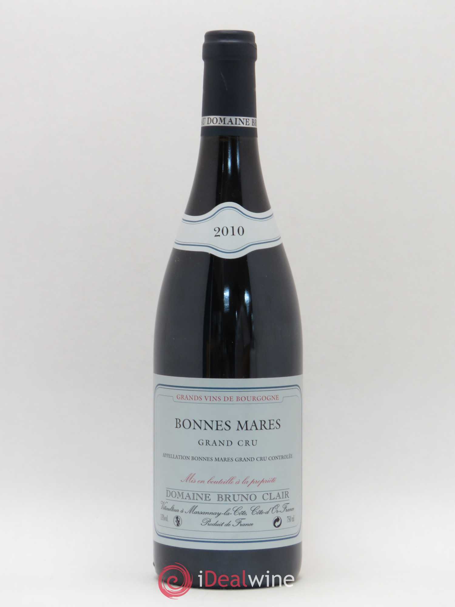 Bonnes-Mares Grand Cru Bruno Clair (Domaine) 2010 - Lot de 1 bouteille - 0