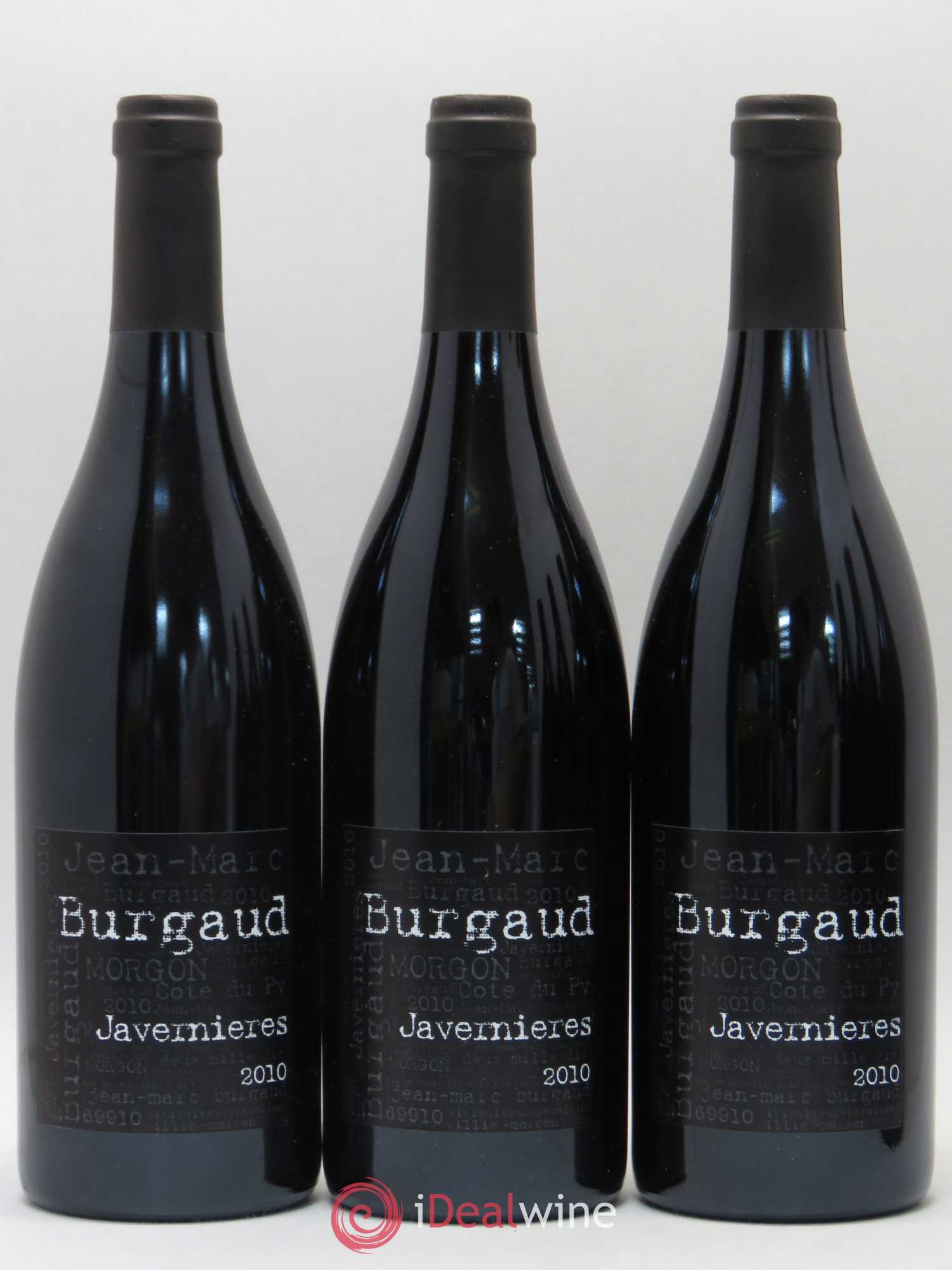 Morgon Javernières Jean-Marc Burgaud (Domaine) (sans prix de réserve) 2010 - Lot de 6 bouteilles - 1