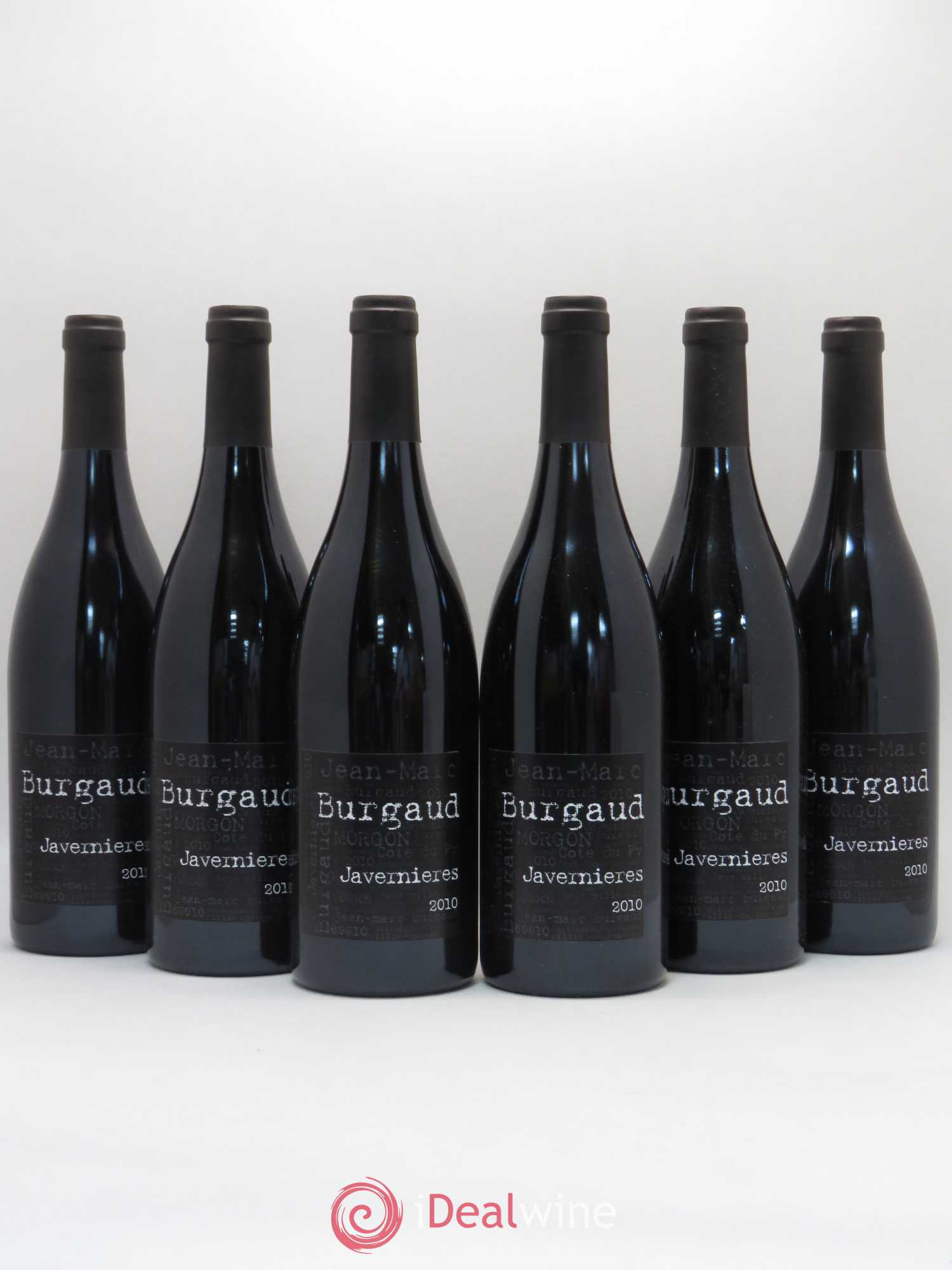 Morgon Javernières Jean-Marc Burgaud (Domaine) (sans prix de réserve) 2010 - Lot de 6 bouteilles - 0