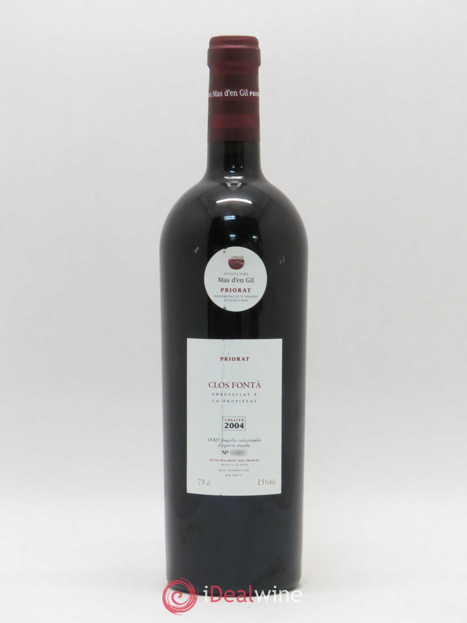 Priorat DOCA Clos Fonta Mas d'en Gil 2004 - Posten von 1 Flasche - 0