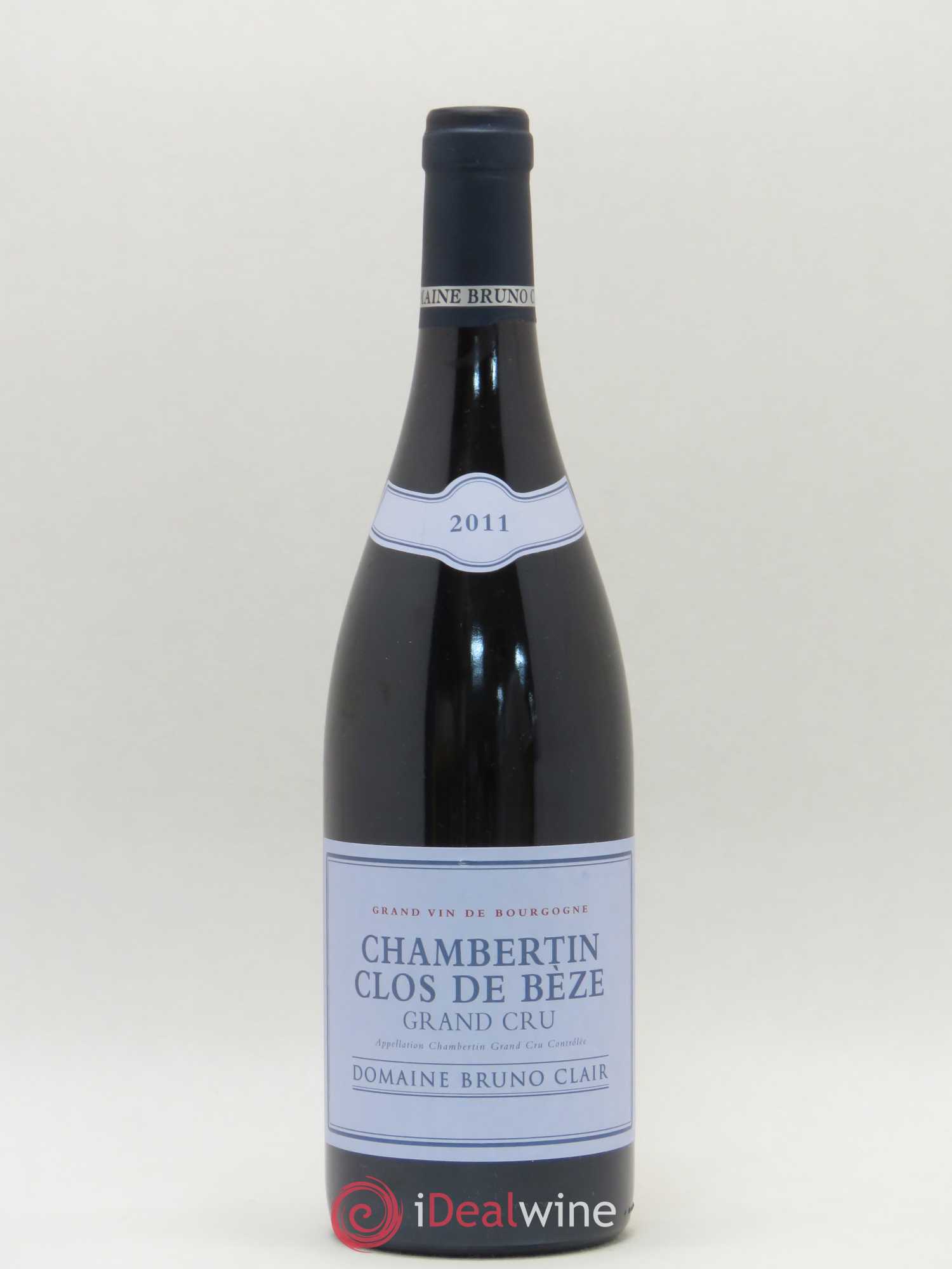 Chambertin Clos de Bèze Grand Cru Bruno Clair (Domaine) 2011 - Lot de 1 bouteille - 0