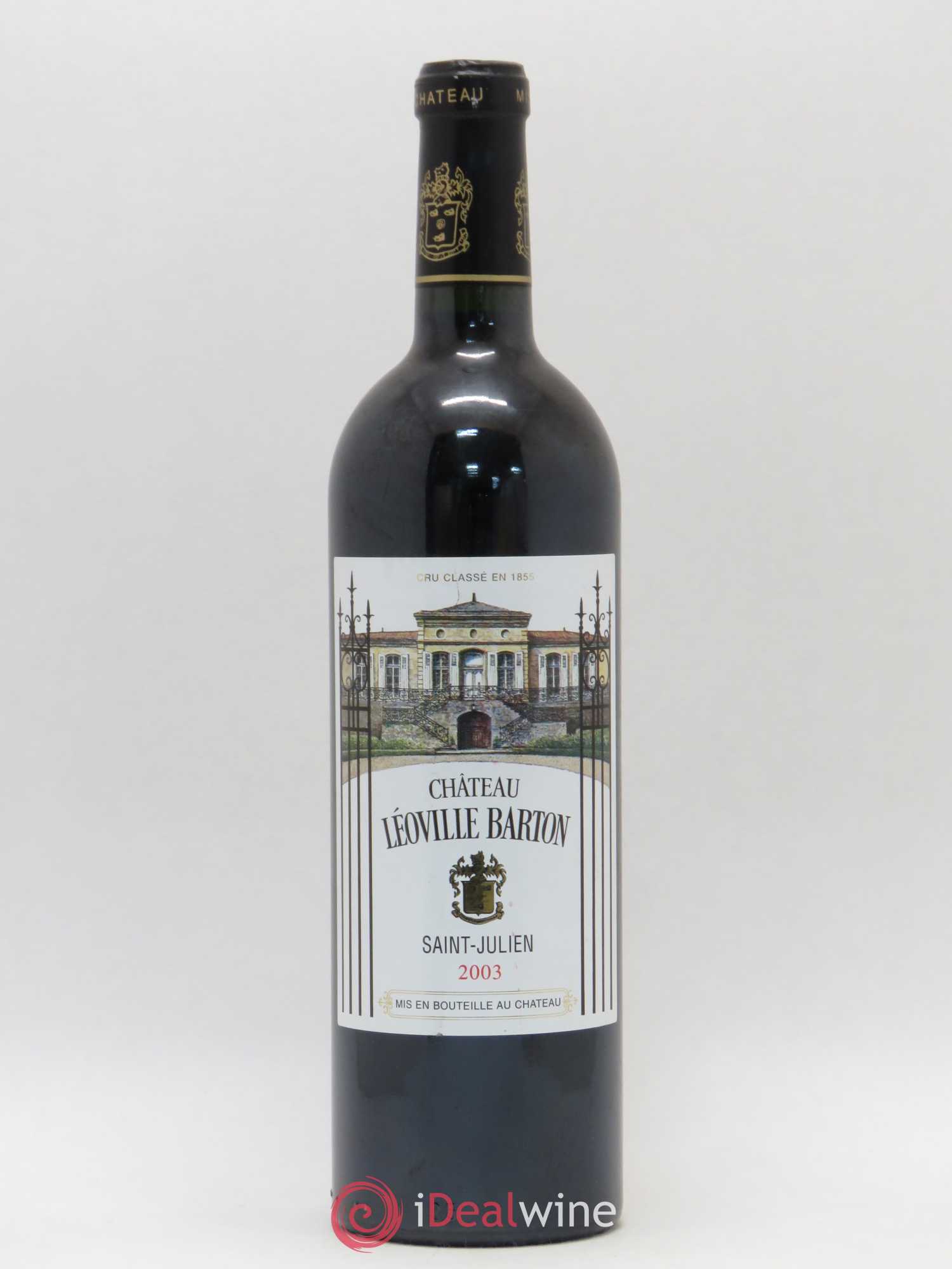 Château Léoville Barton 2ème Grand Cru Classé 2003 - Lot de 1 bouteille - 0