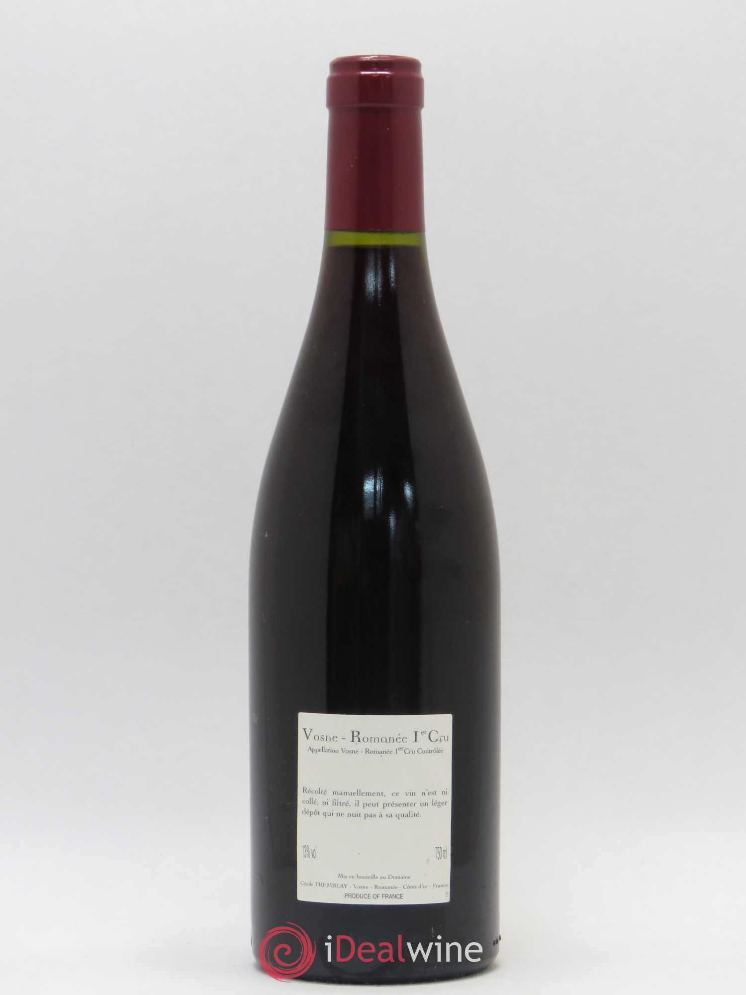 Vosne-Romanée 1er Cru Les Beaumonts (ou Beaux Monts) Cécile Tremblay 2005 - Lot de 1 bouteille - 1