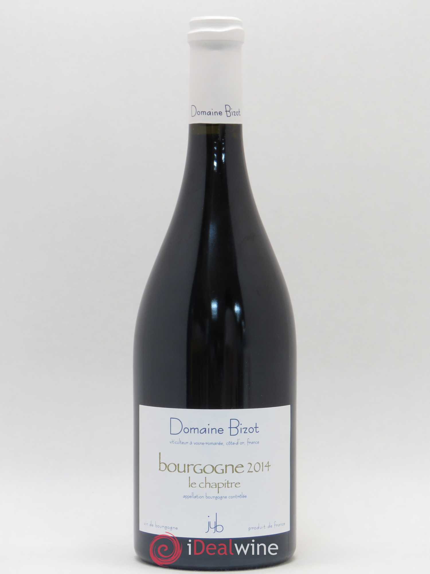 Bourgogne Le Chapitre Bizot (Domaine) 2014 - Lot de 1 bouteille - 0