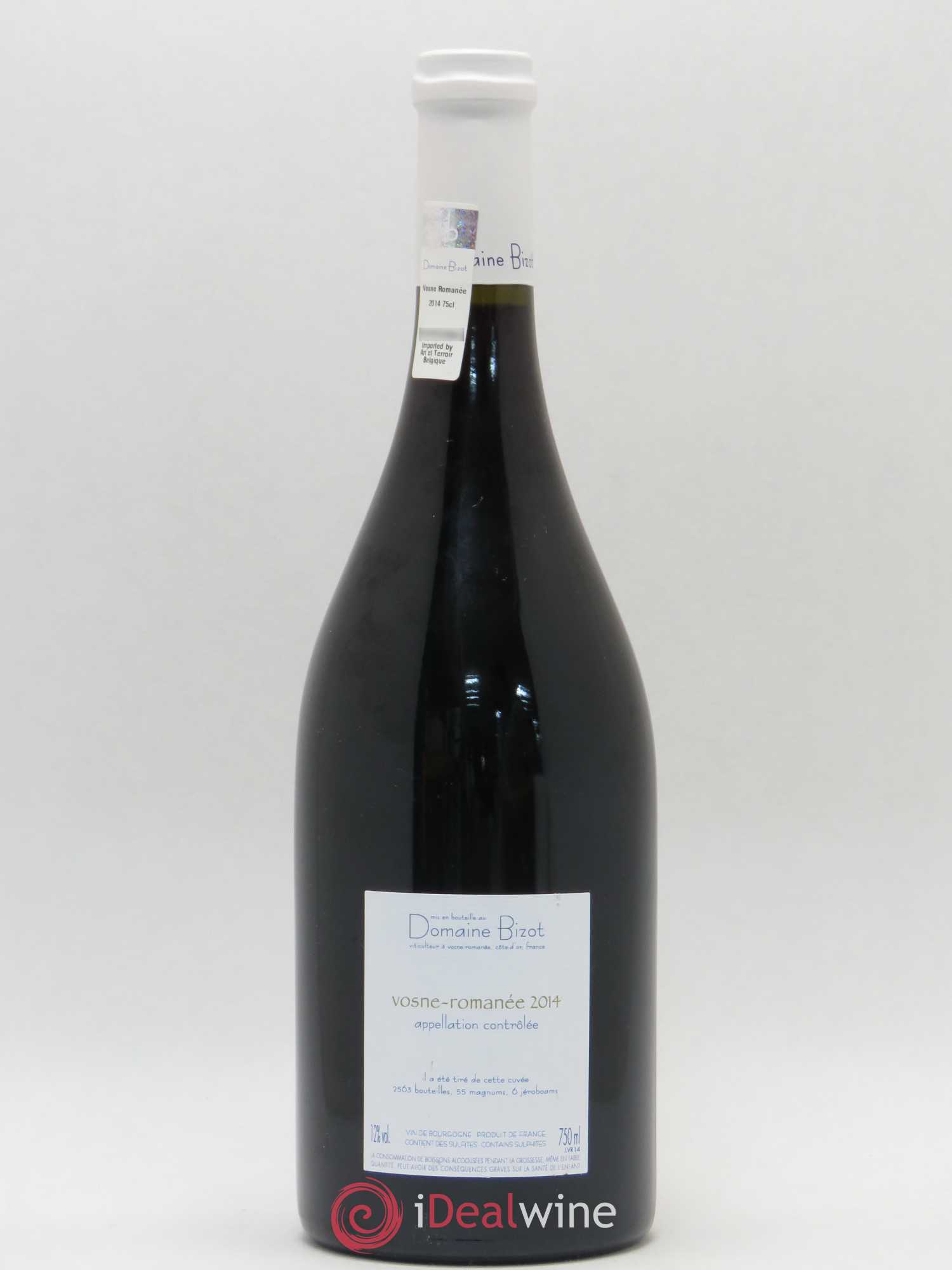 Vosne-Romanée Bizot (Domaine) 2014 - Lot de 1 bouteille - 1
