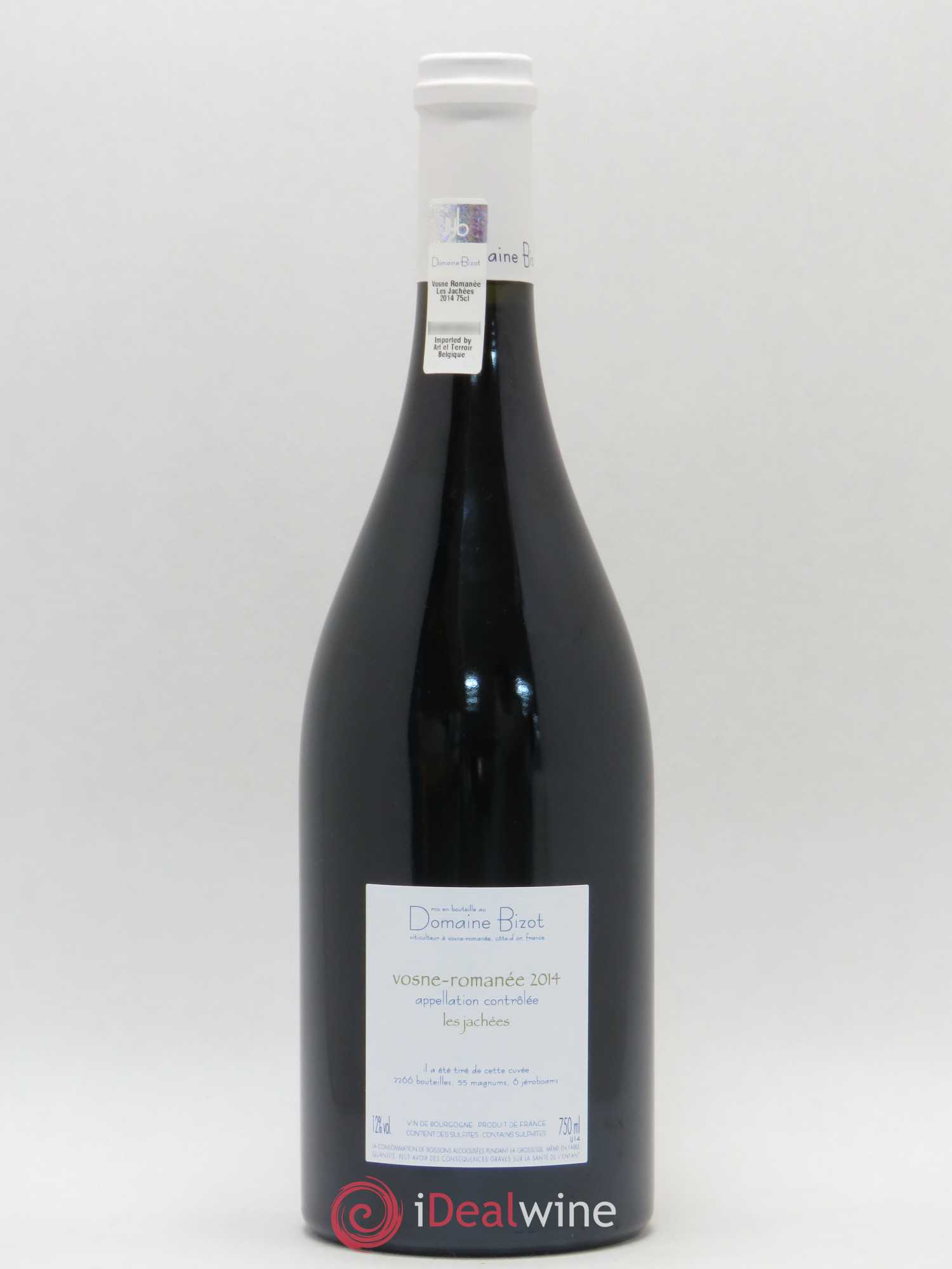Vosne-Romanée Les Jachées Bizot (Domaine) 2014 - Lot de 1 bouteille - 1