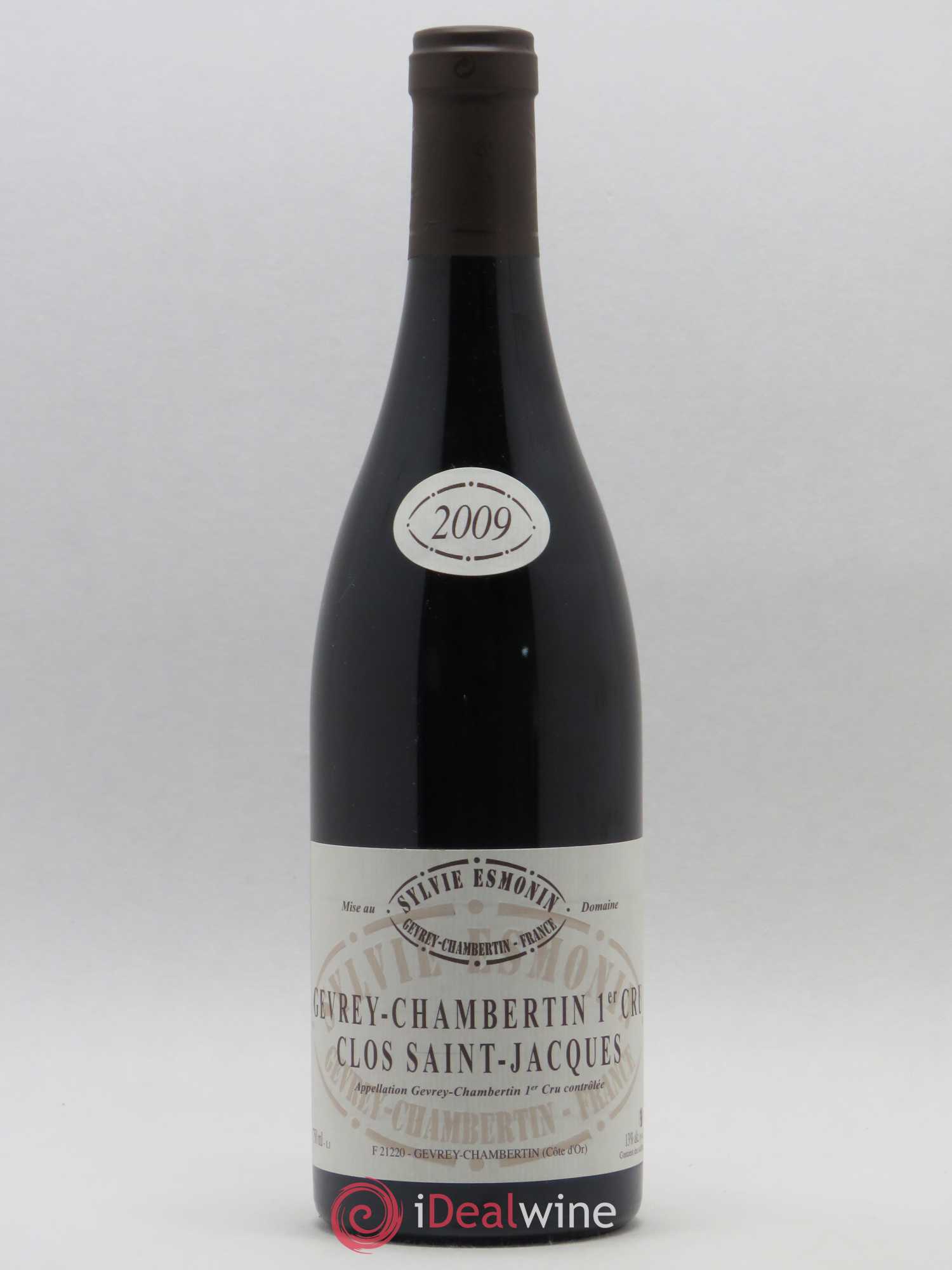 Gevrey-Chambertin 1er Cru Clos Saint Jacques Sylvie Esmonin 2009 - Lot de 1 bouteille - 0